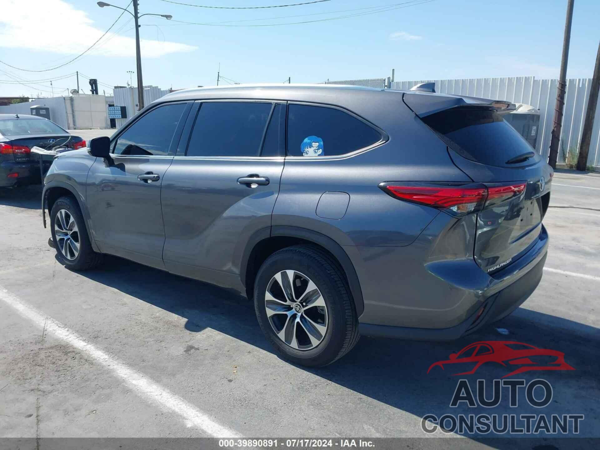 TOYOTA HIGHLANDER 2021 - 5TDGZRAH3MS068180