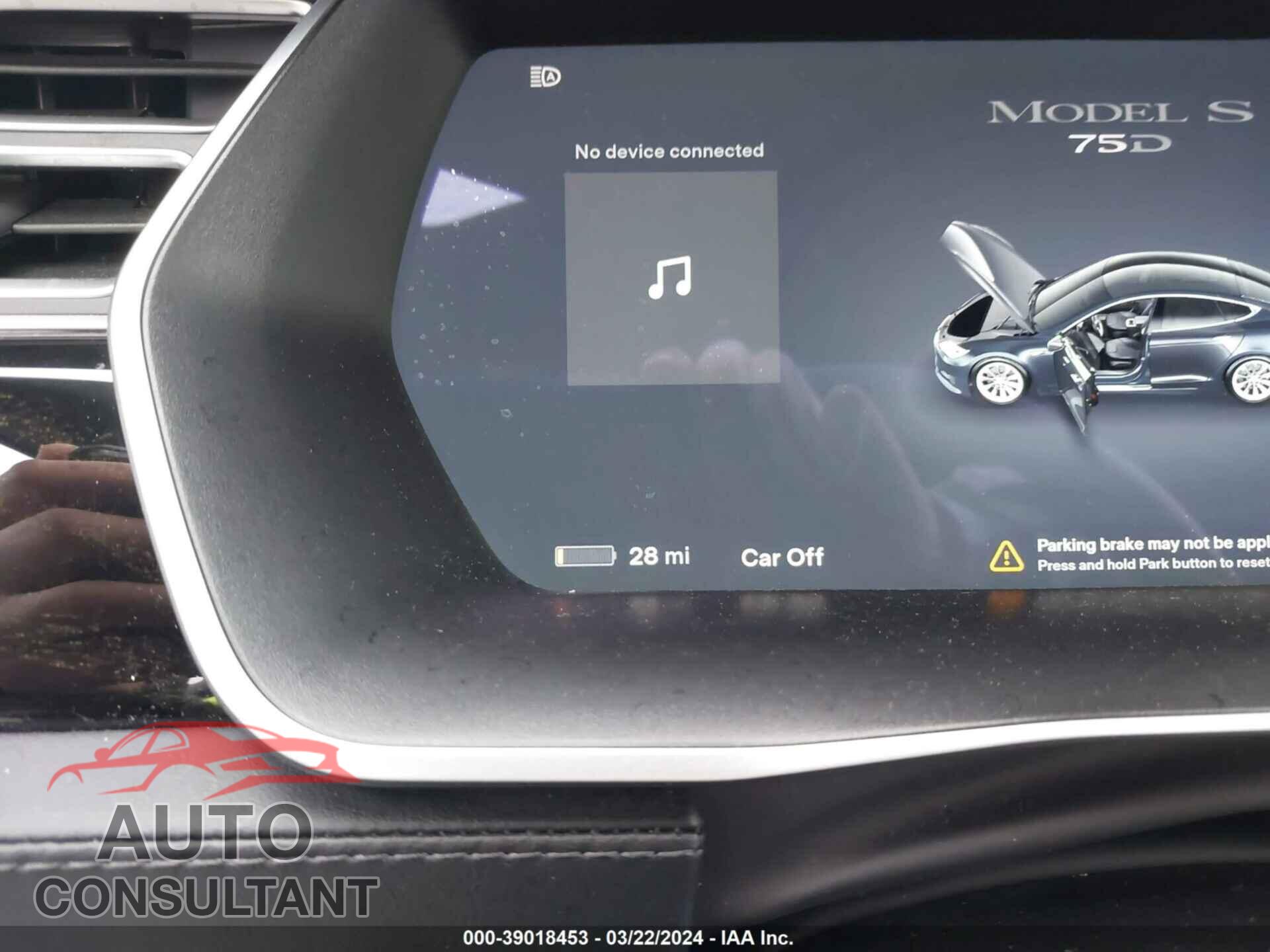 TESLA MODEL S 2017 - 5YJSA1E26HF204319