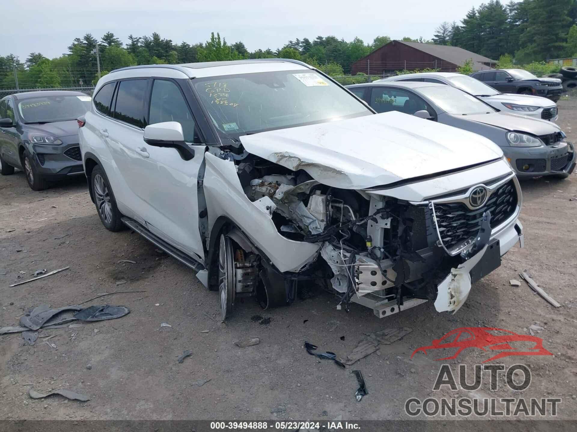 TOYOTA HIGHLANDER 2022 - 5TDFZRBH6NS171394