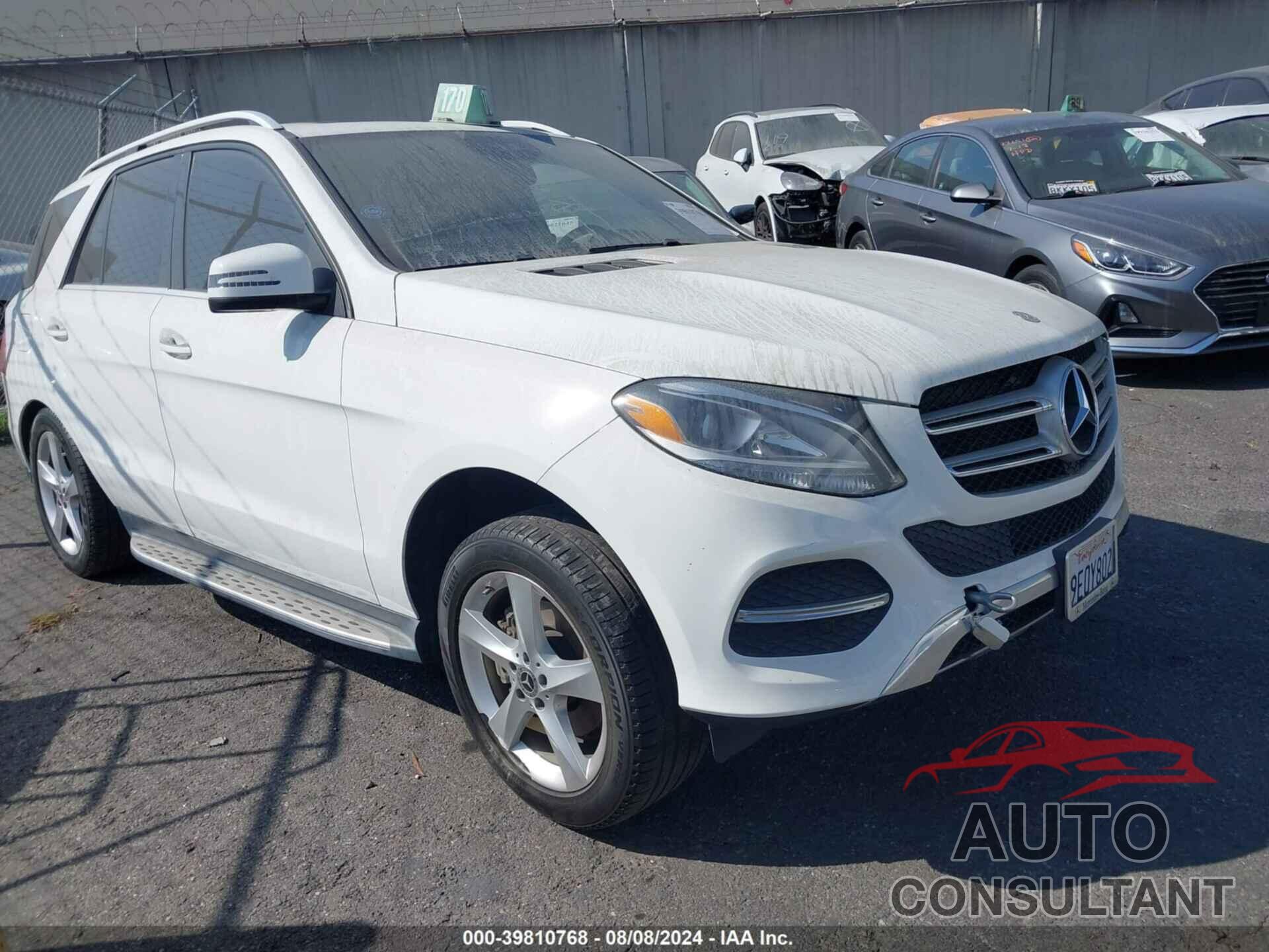 MERCEDES-BENZ GLE 350 2018 - 4JGDA5JB5JB178838