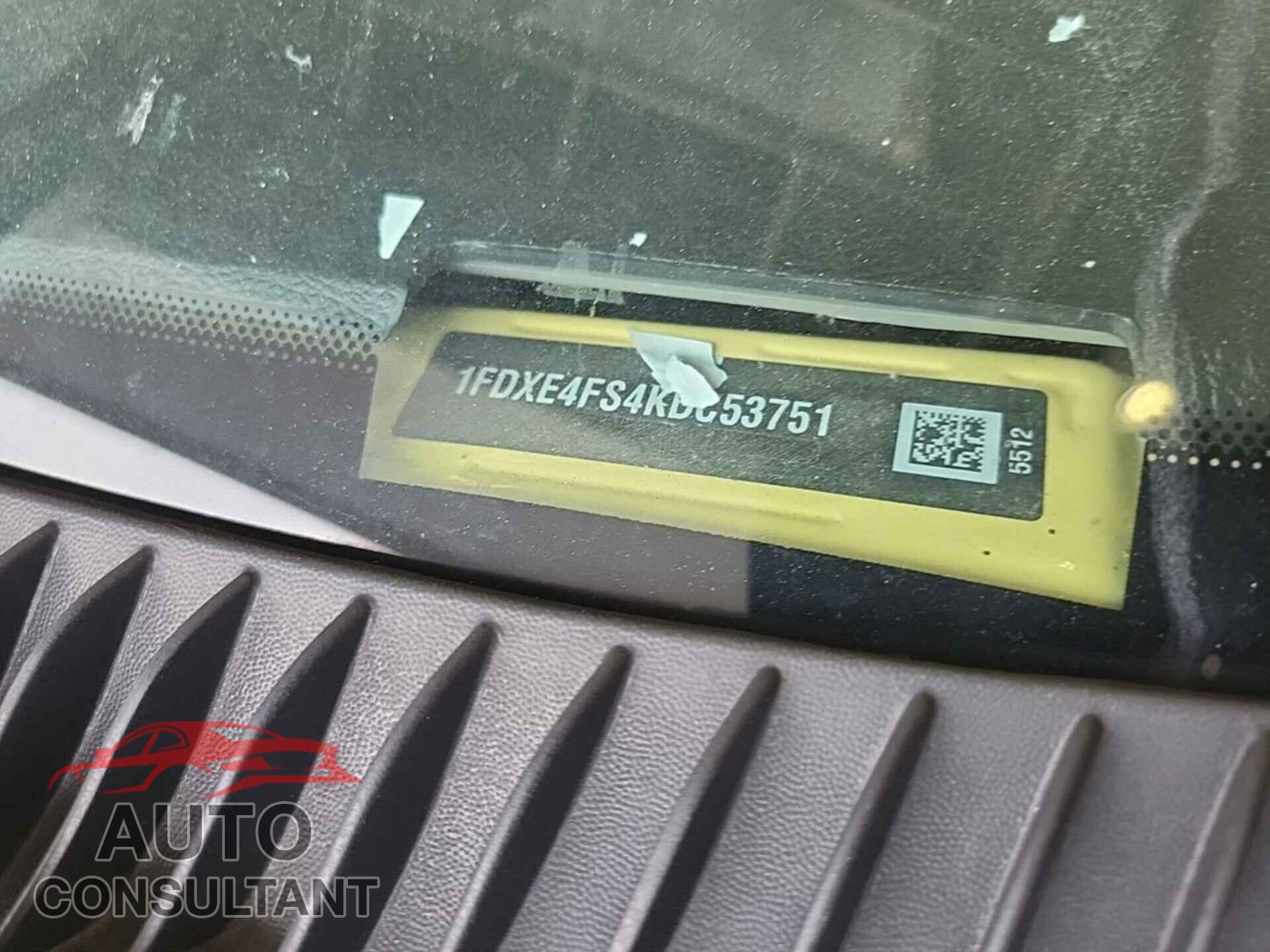 FORD ECONOLINE 2019 - 1FDXE4FS4KDC53751