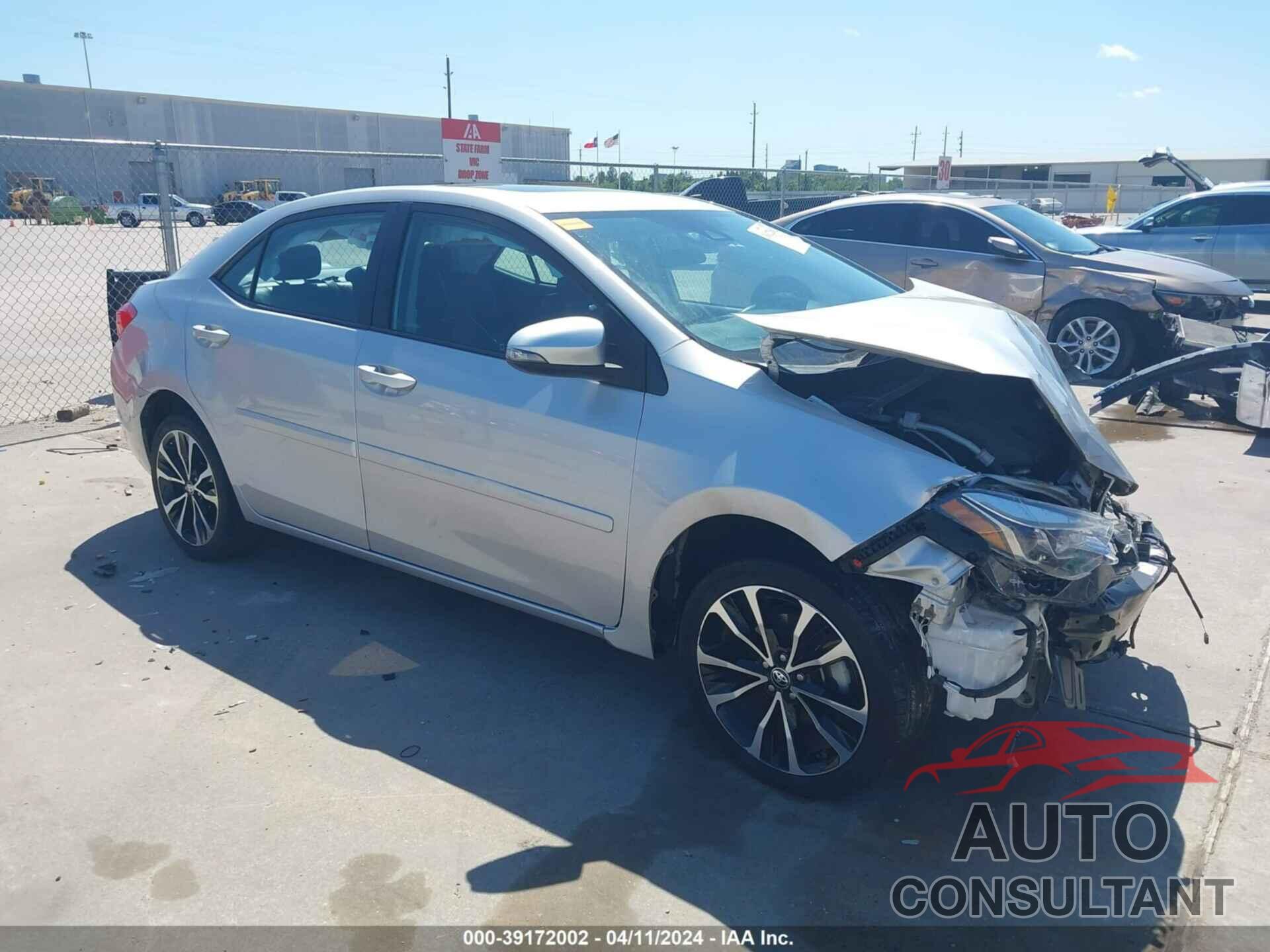 TOYOTA COROLLA 2019 - 5YFBURHE6KP868210