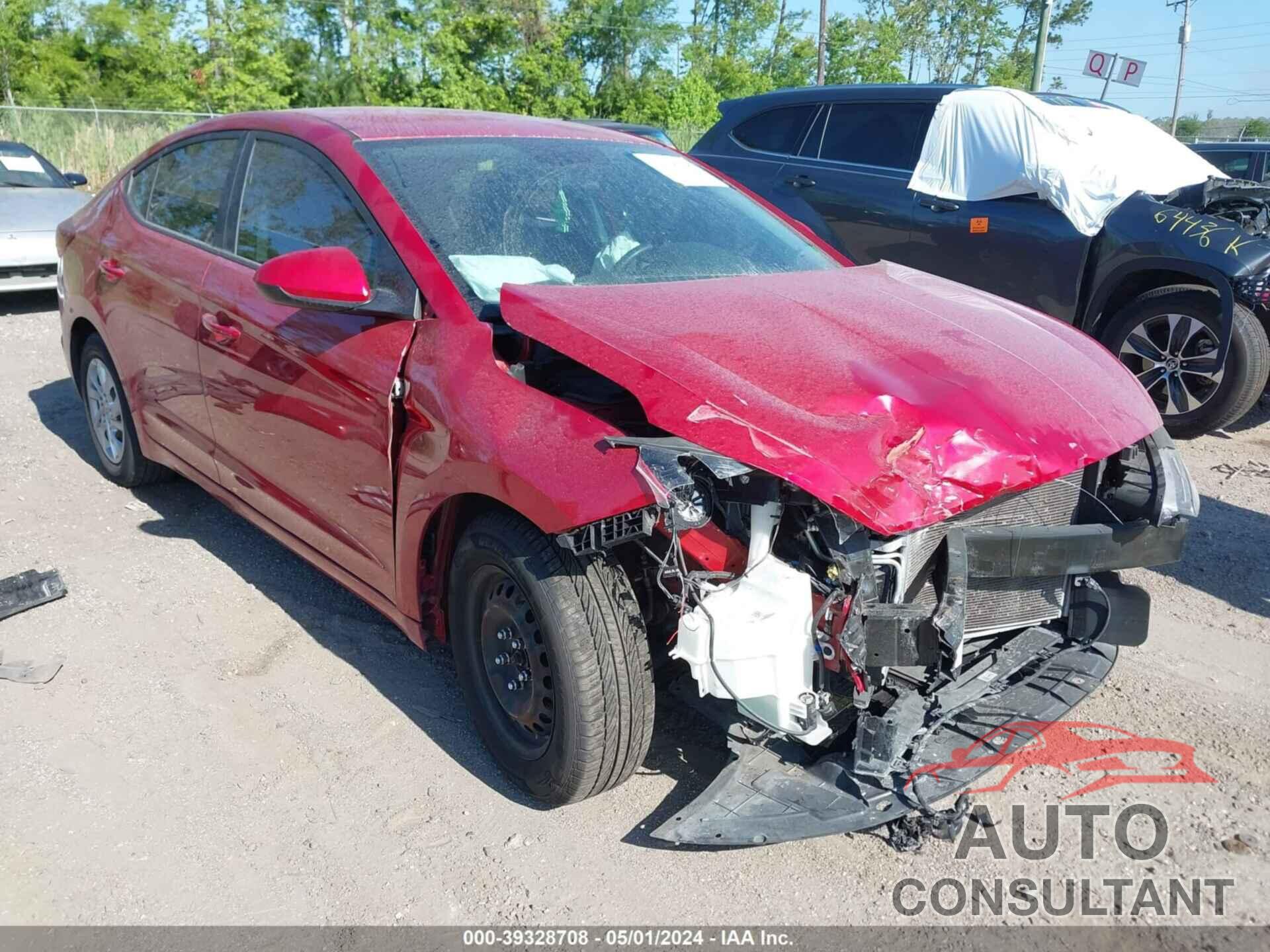 HYUNDAI ELANTRA 2019 - 5NPD74LF6KH486615