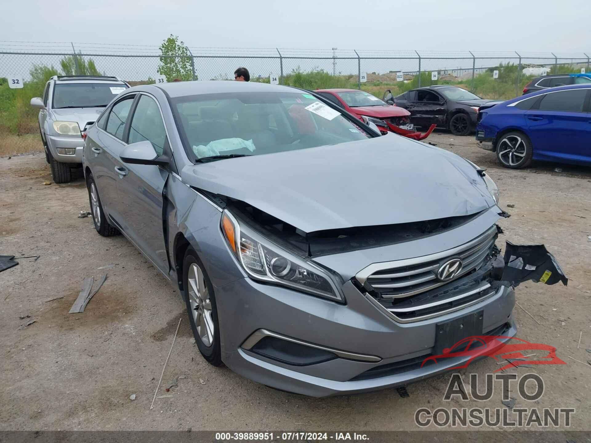 HYUNDAI SONATA 2016 - 5NPE24AF9GH365431