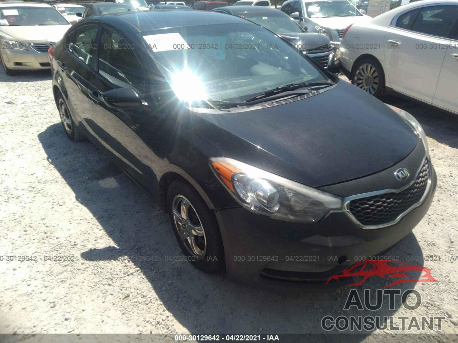 KIA FORTE 2016 - KNAFK4A68G5492592
