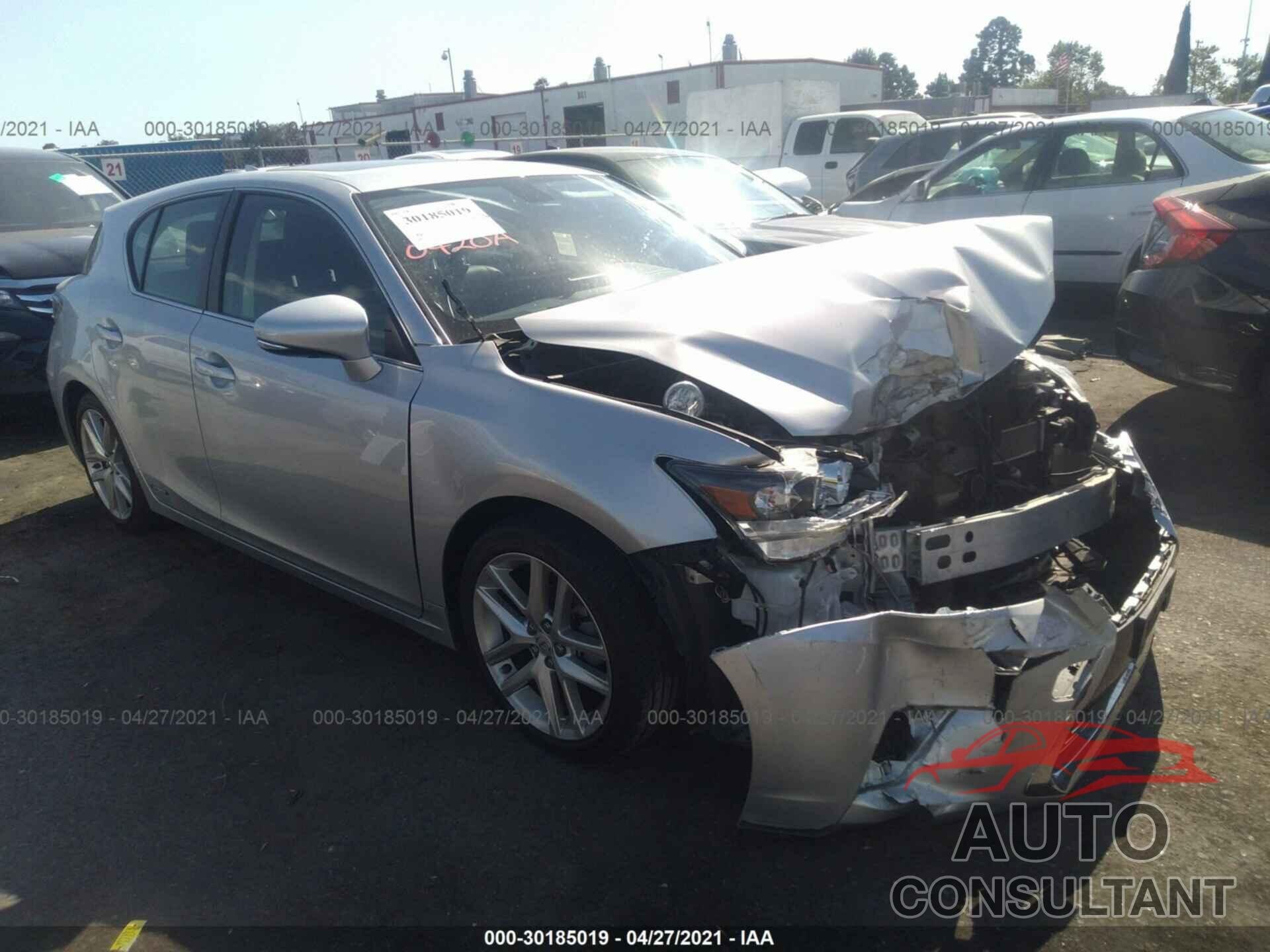 LEXUS CT 200H 2016 - JTHKD5BH1G2259266