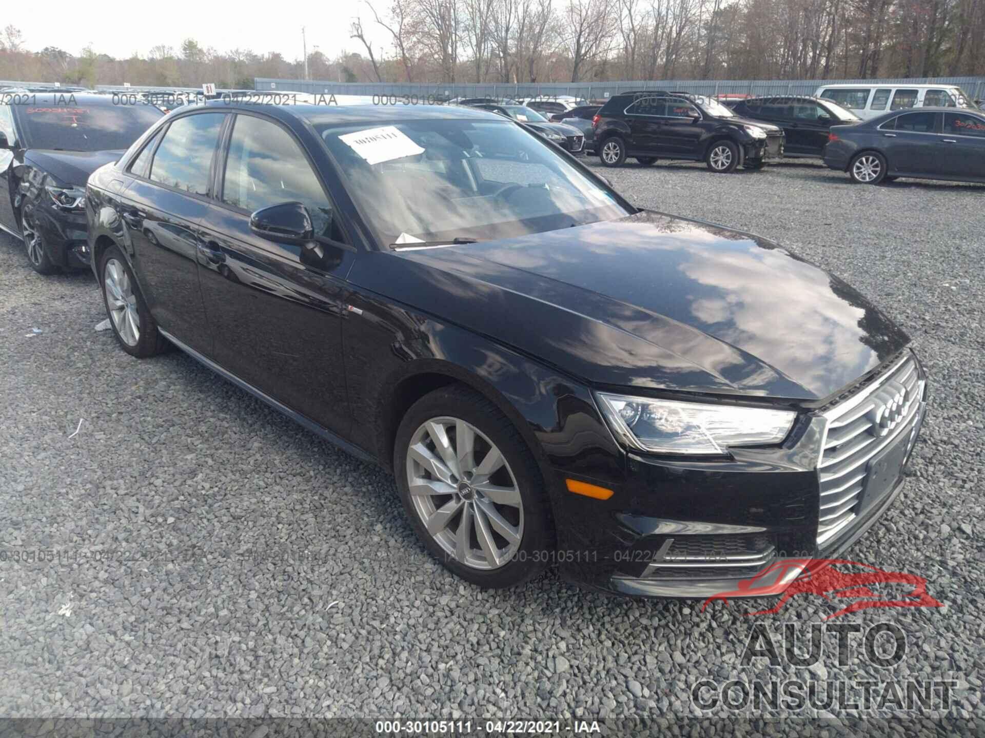 AUDI A4 2018 - WAUDNAF45JN016506