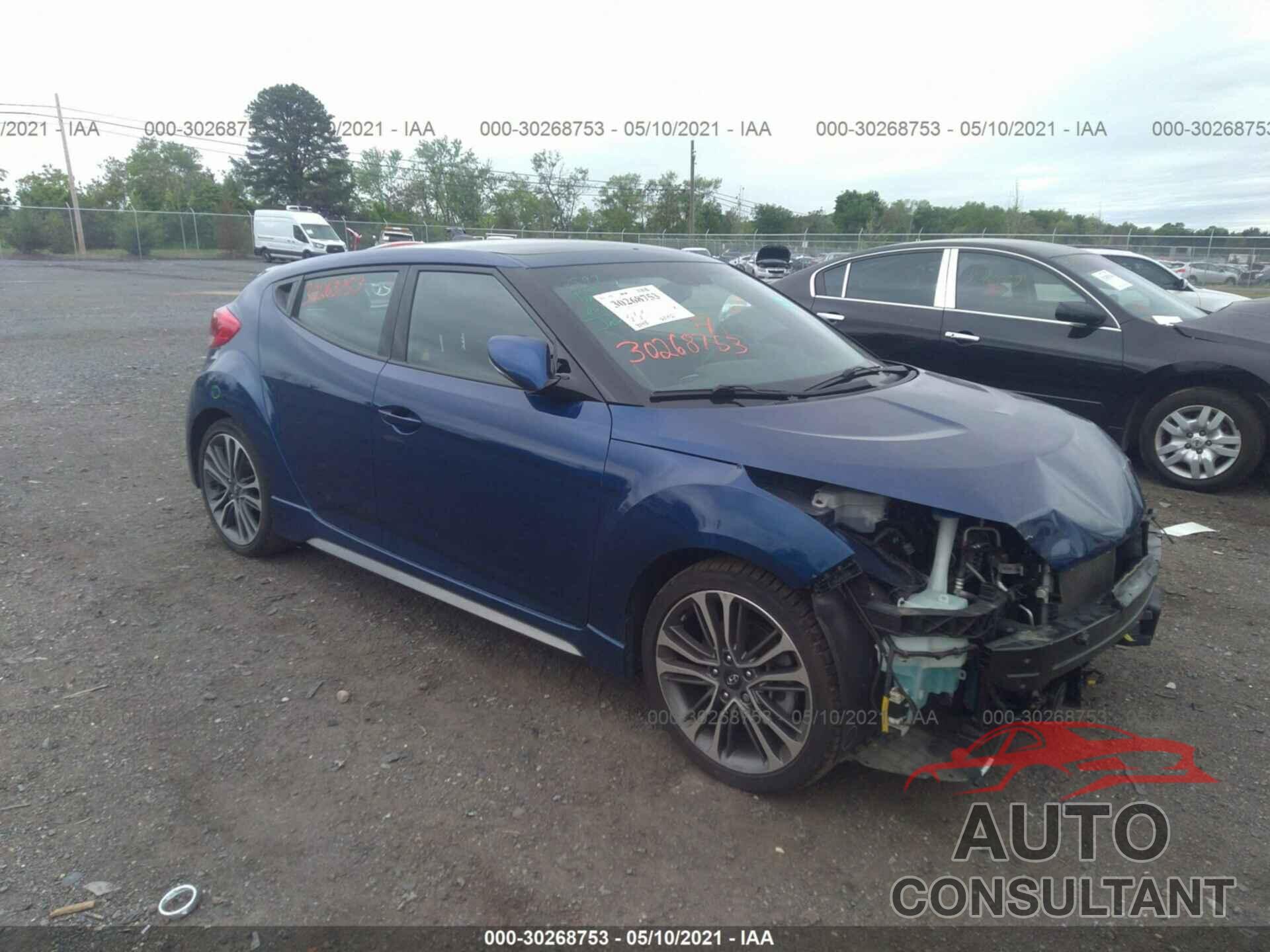 HYUNDAI VELOSTER 2016 - KMHTC6AE8GU296319