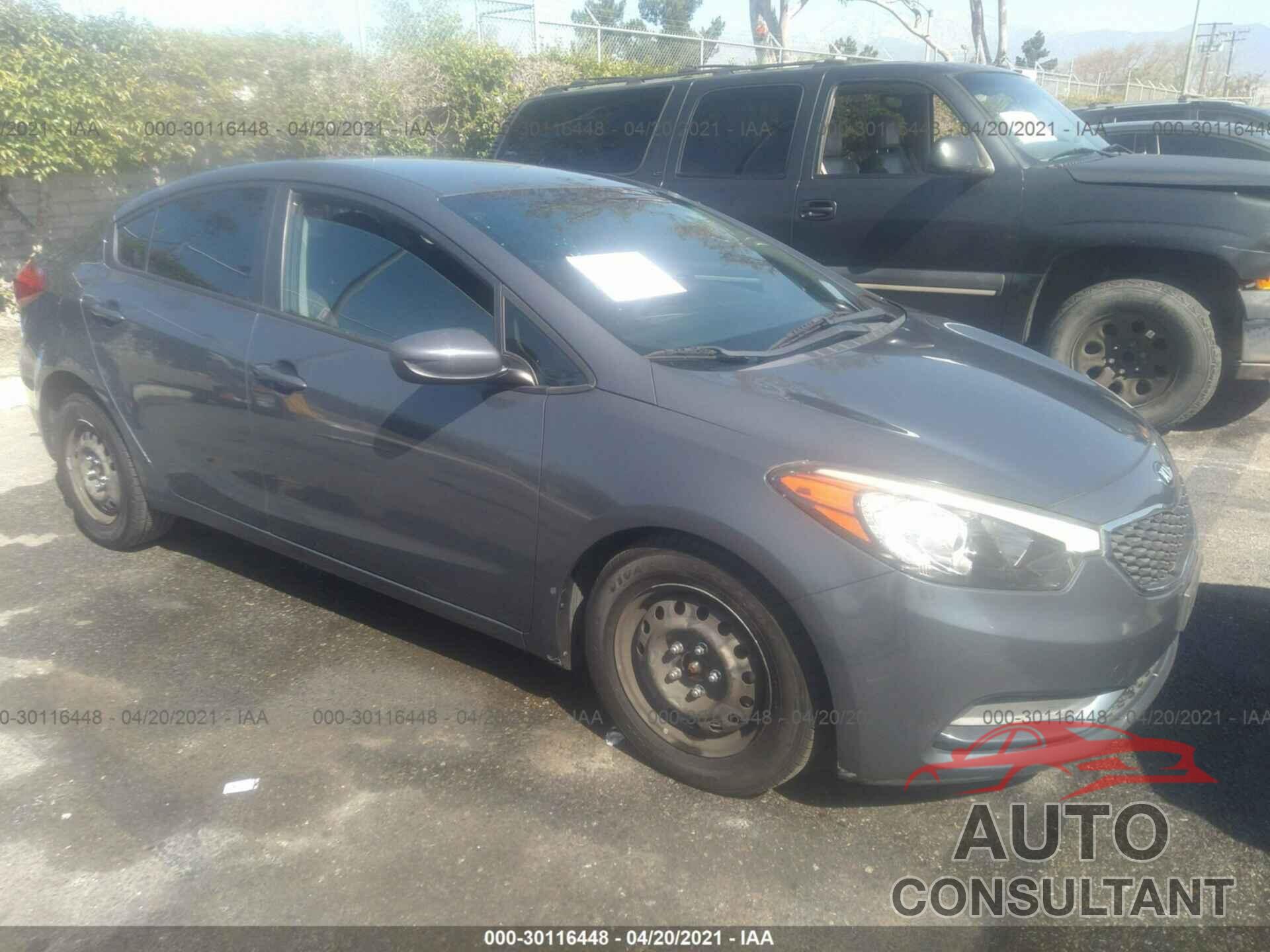 KIA FORTE 2016 - KNAFK4A66G5488198