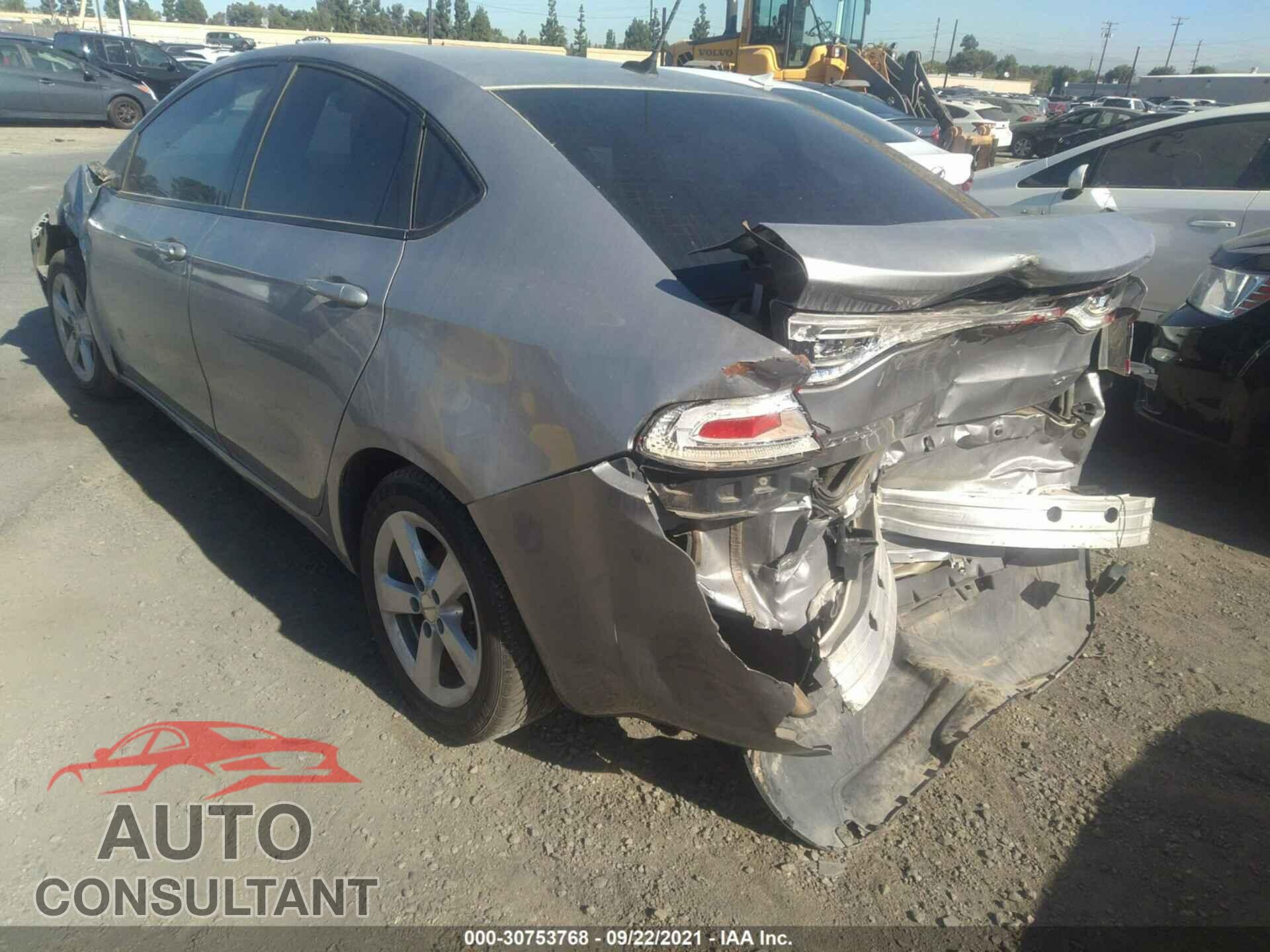 DODGE DART 2016 - 1C3CDFBB6GD538020