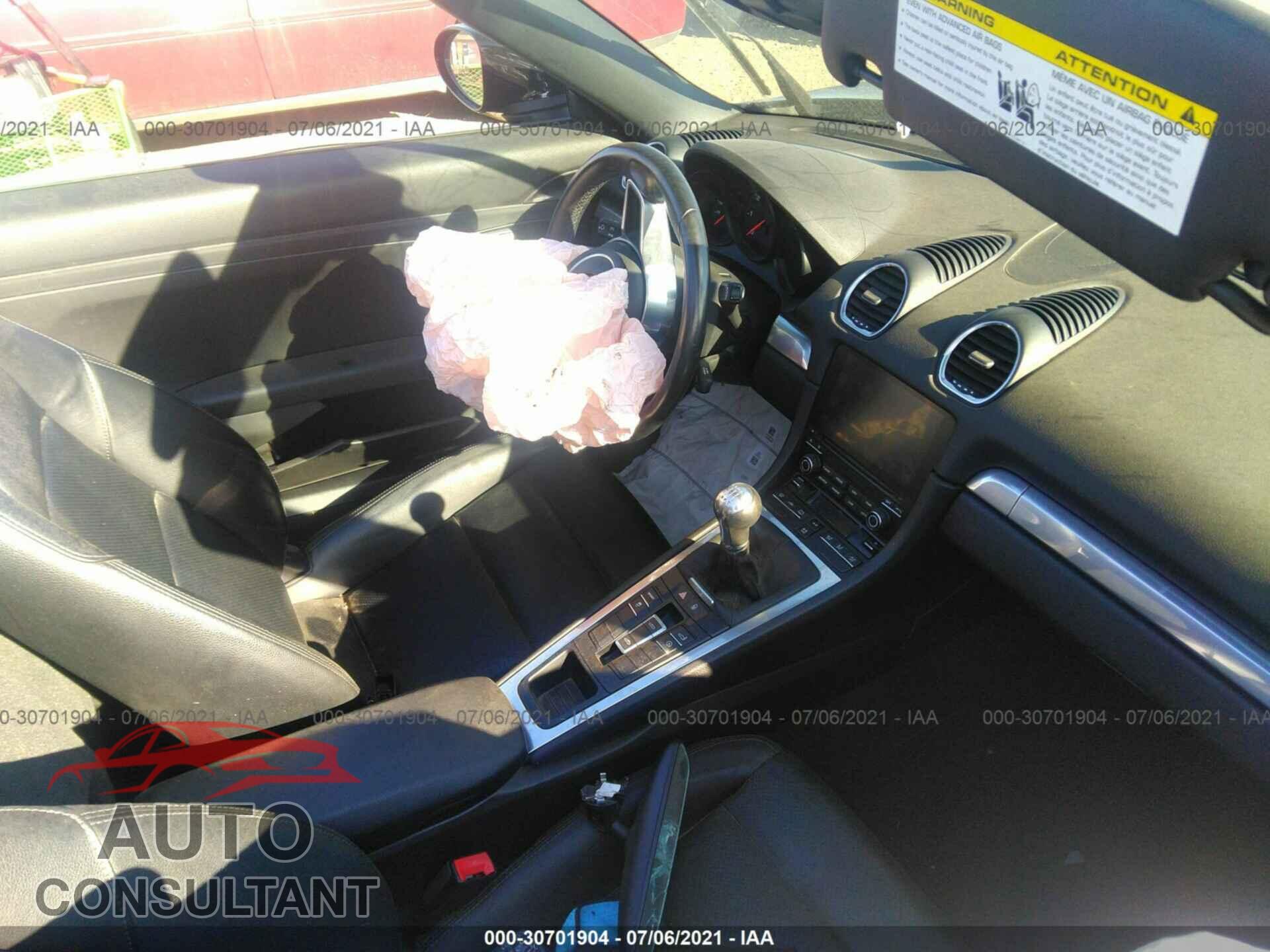 PORSCHE 718 BOXSTER 2017 - WP0CA2A84HS221644