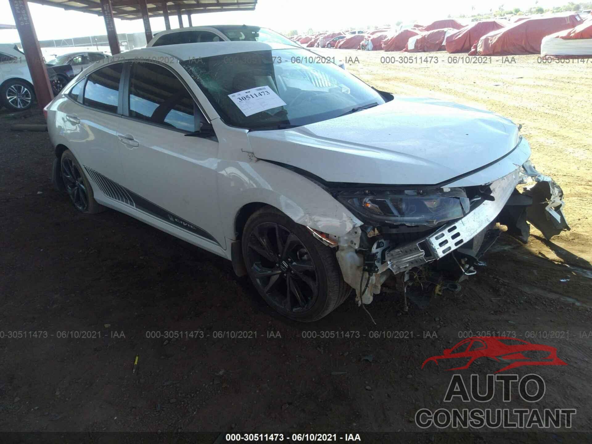 HONDA CIVIC SEDAN 2019 - 19XFC2F8XKE044527