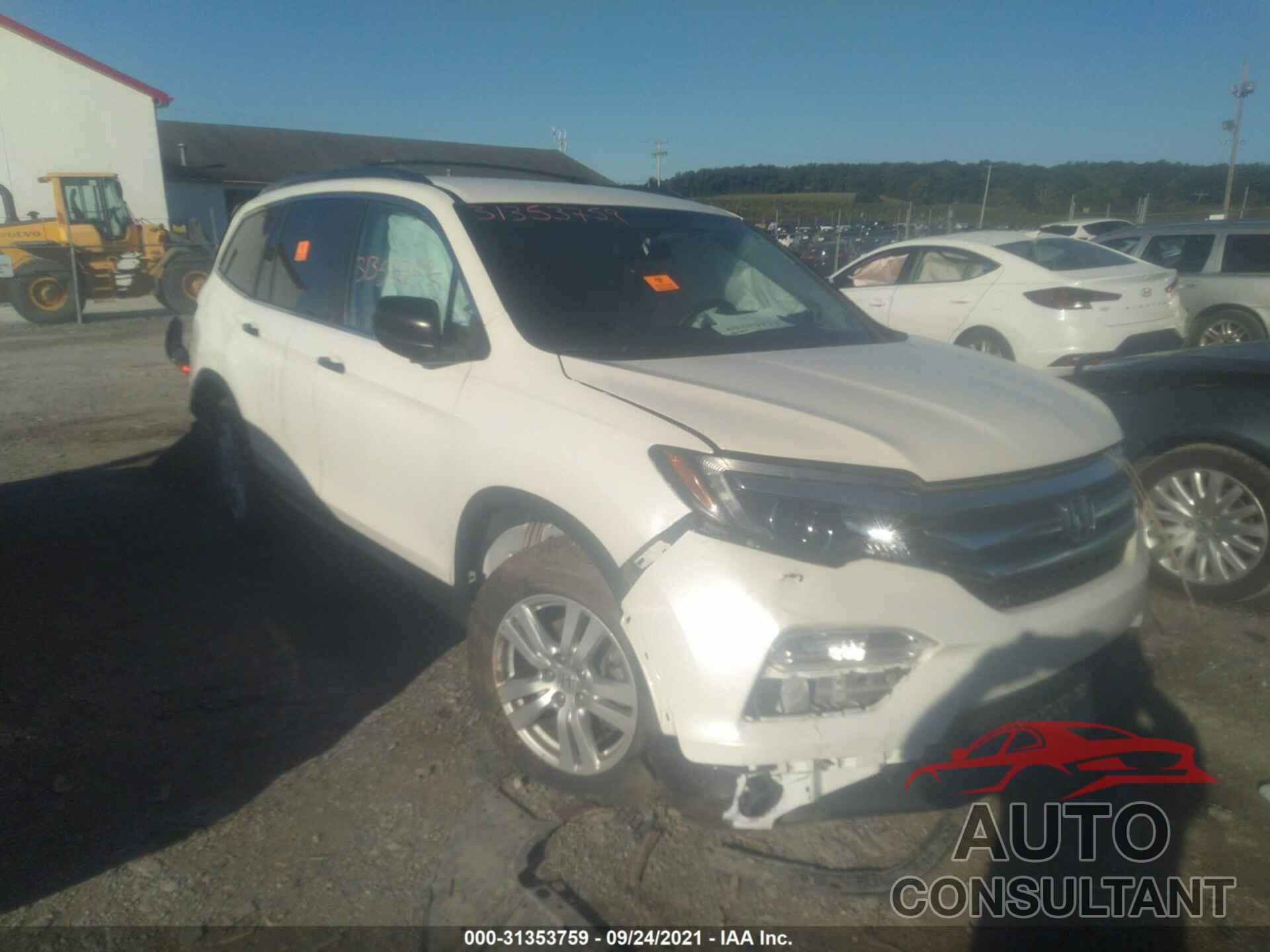 HONDA PILOT 2018 - 5FNYF6H10JB049882