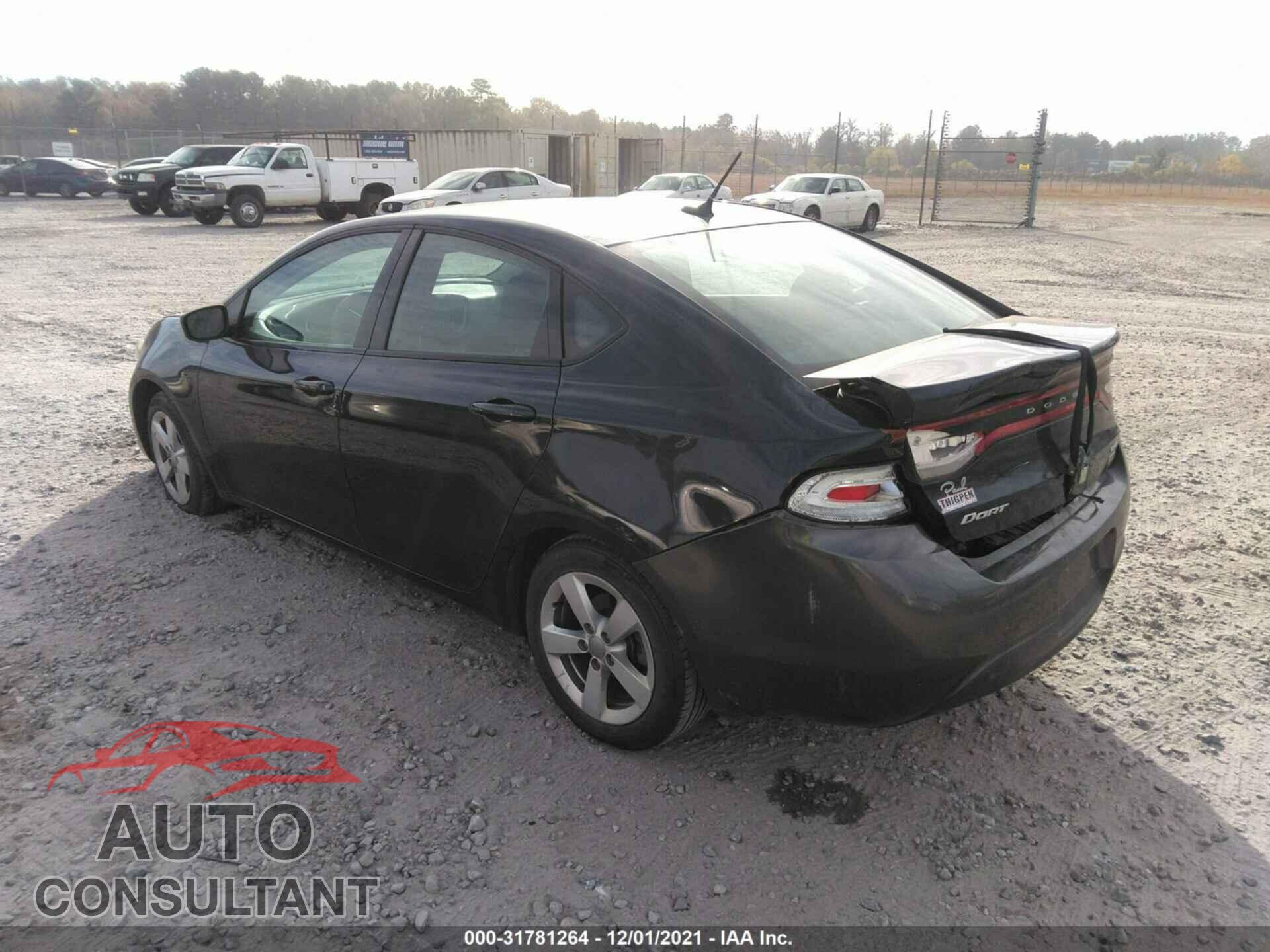 DODGE DART 2016 - 1C3CDFBA8GD591261