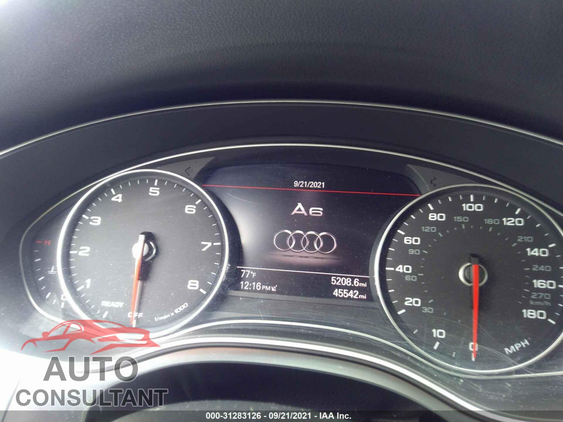 AUDI A6 2017 - WAUG8AFC3HN011665