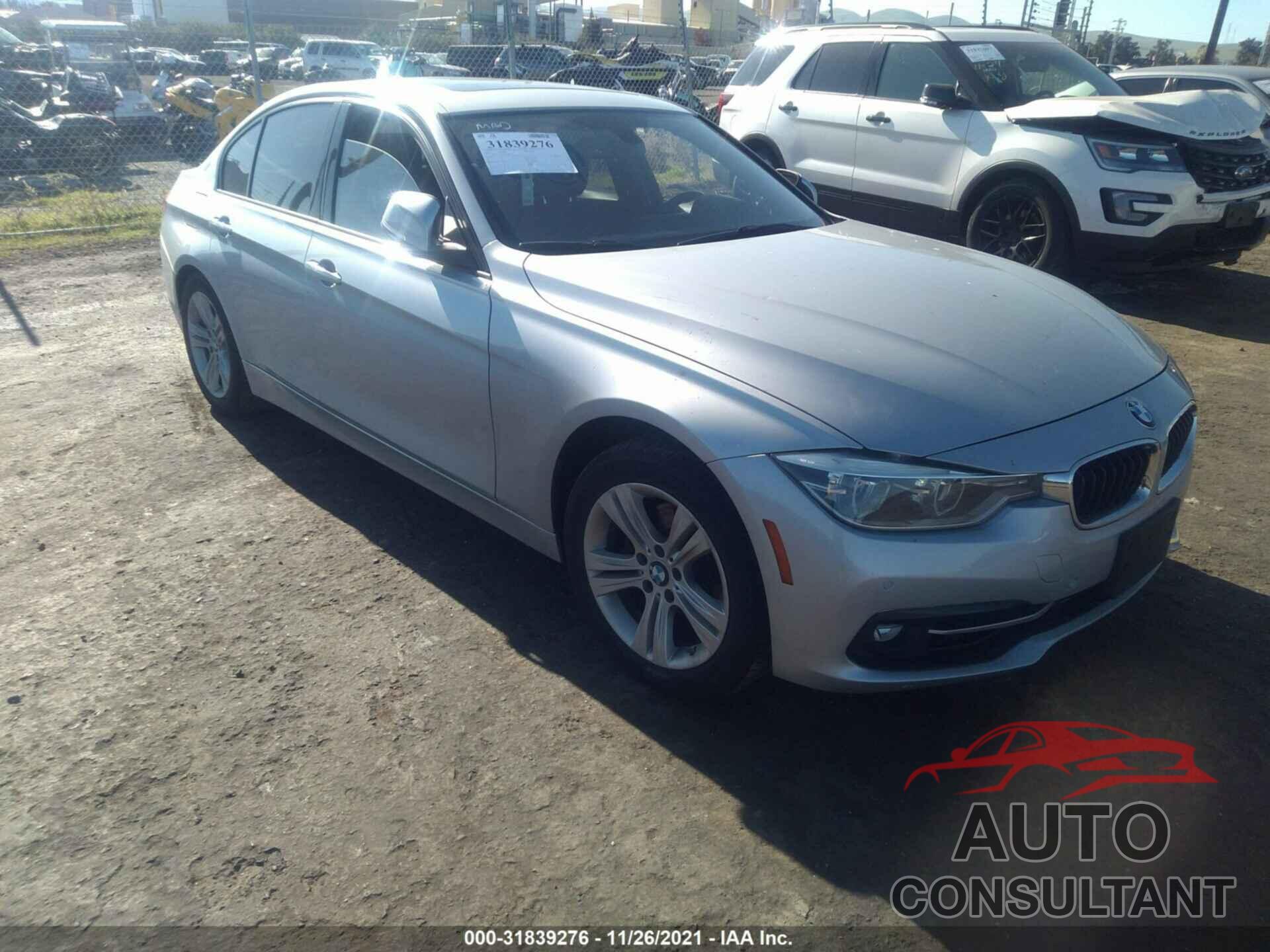 BMW 3 SERIES 2016 - WBA8E3G58GNT80304
