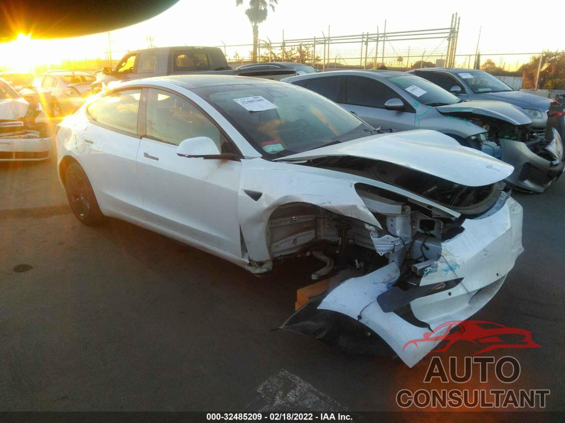TESLA MODEL 3 2021 - 5YJ3E1EA4MF922400