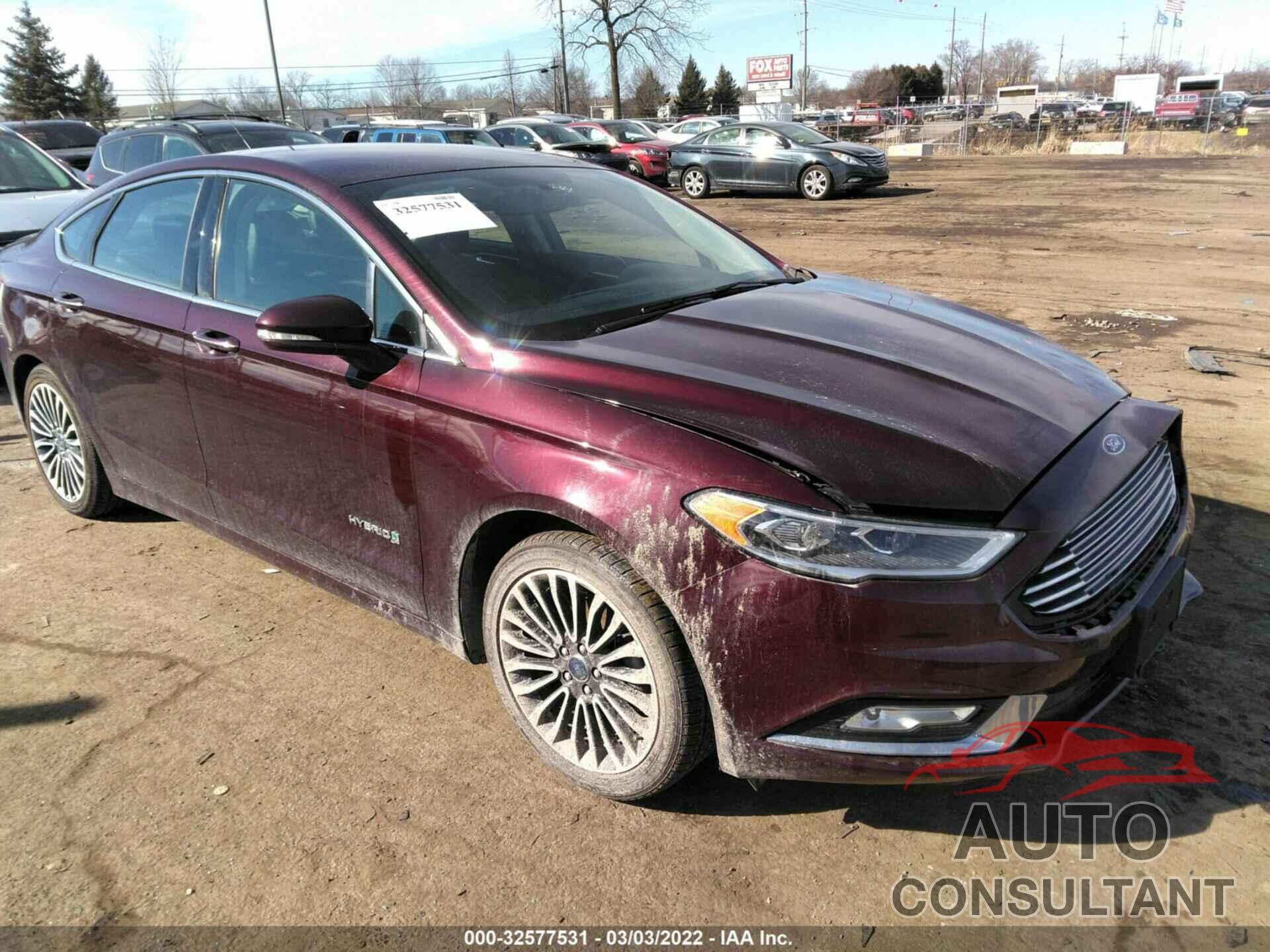 FORD FUSION HYBRID 2018 - 3FA6P0RU9JR120835