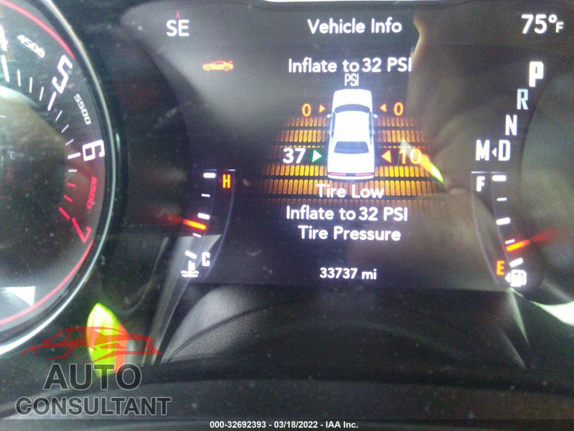 DODGE CHALLENGER 2019 - 2C3CDZAG2KH735678
