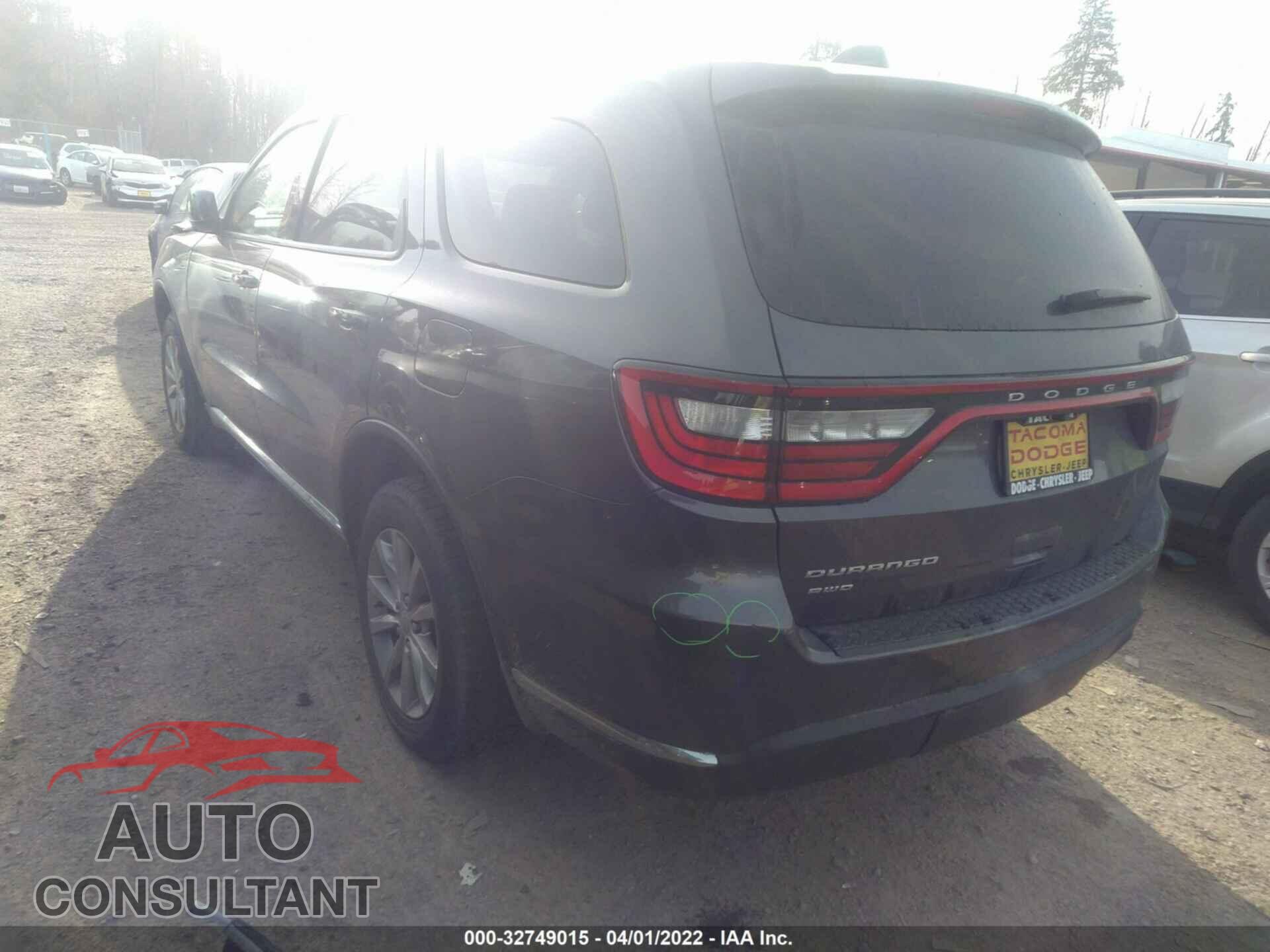 DODGE DURANGO 2016 - 1C4RDJAGXGC467996