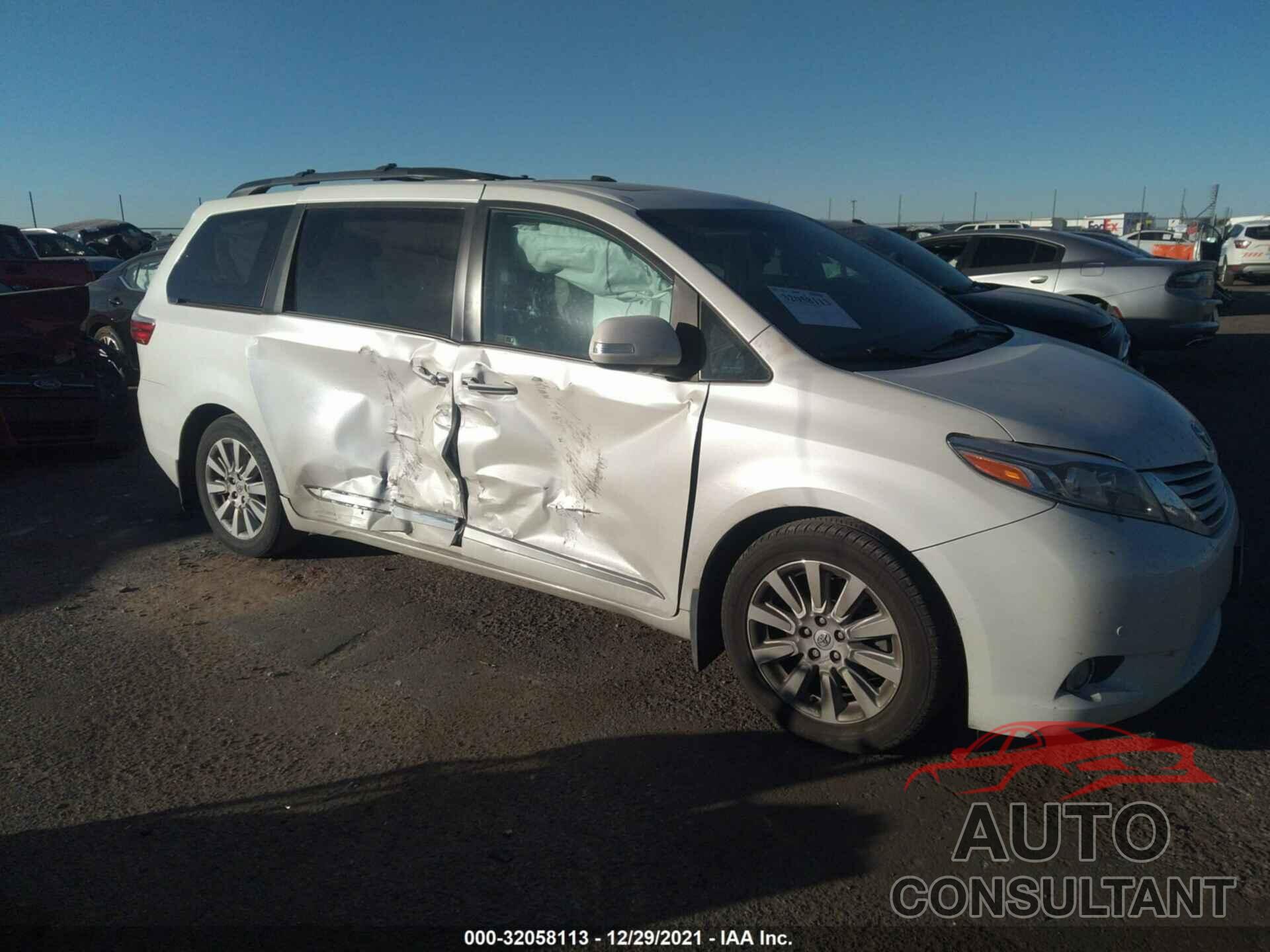 TOYOTA SIENNA 2016 - 5TDYK3DC3GS734836