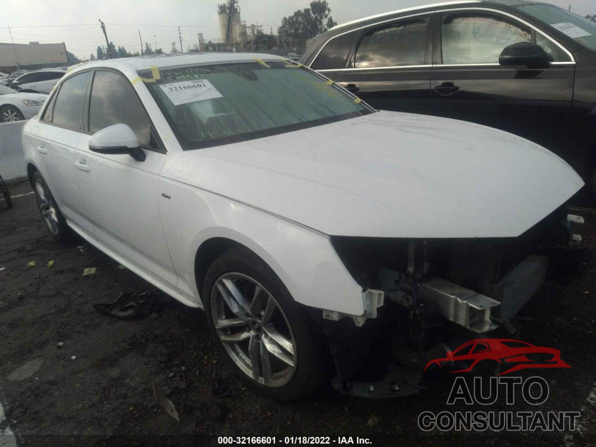 AUDI A4 2017 - WAUKMAF42HN058054