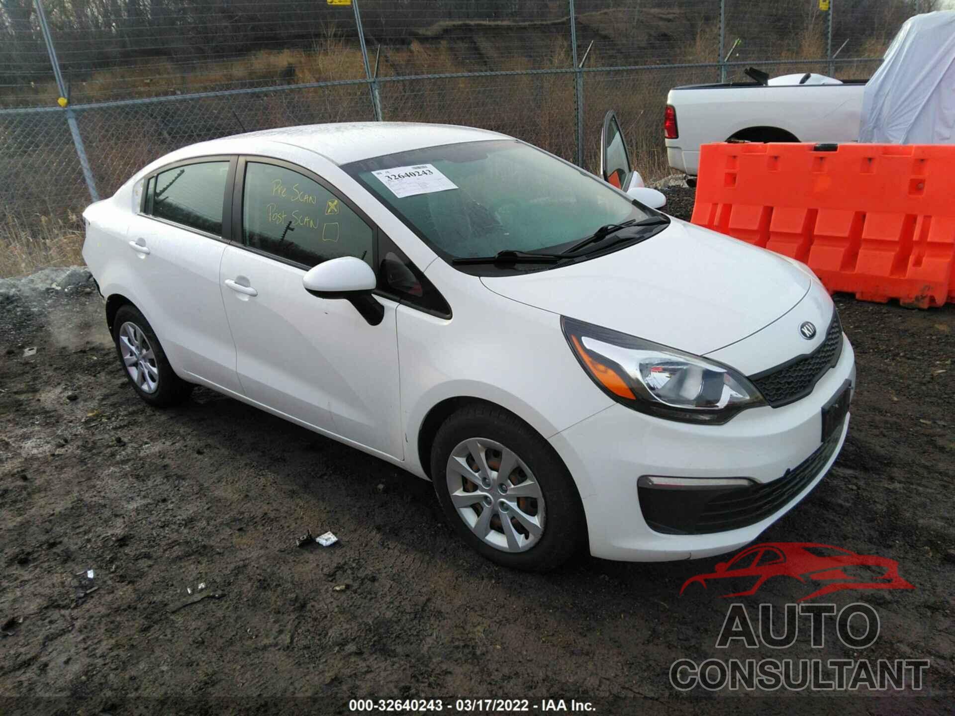 KIA RIO 2017 - KNADM4A31H6006563