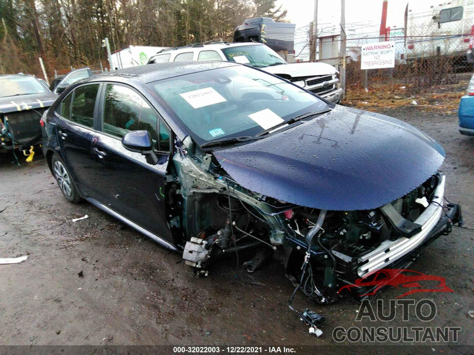 TOYOTA COROLLA 2021 - JTDEAMDE1MJ013923