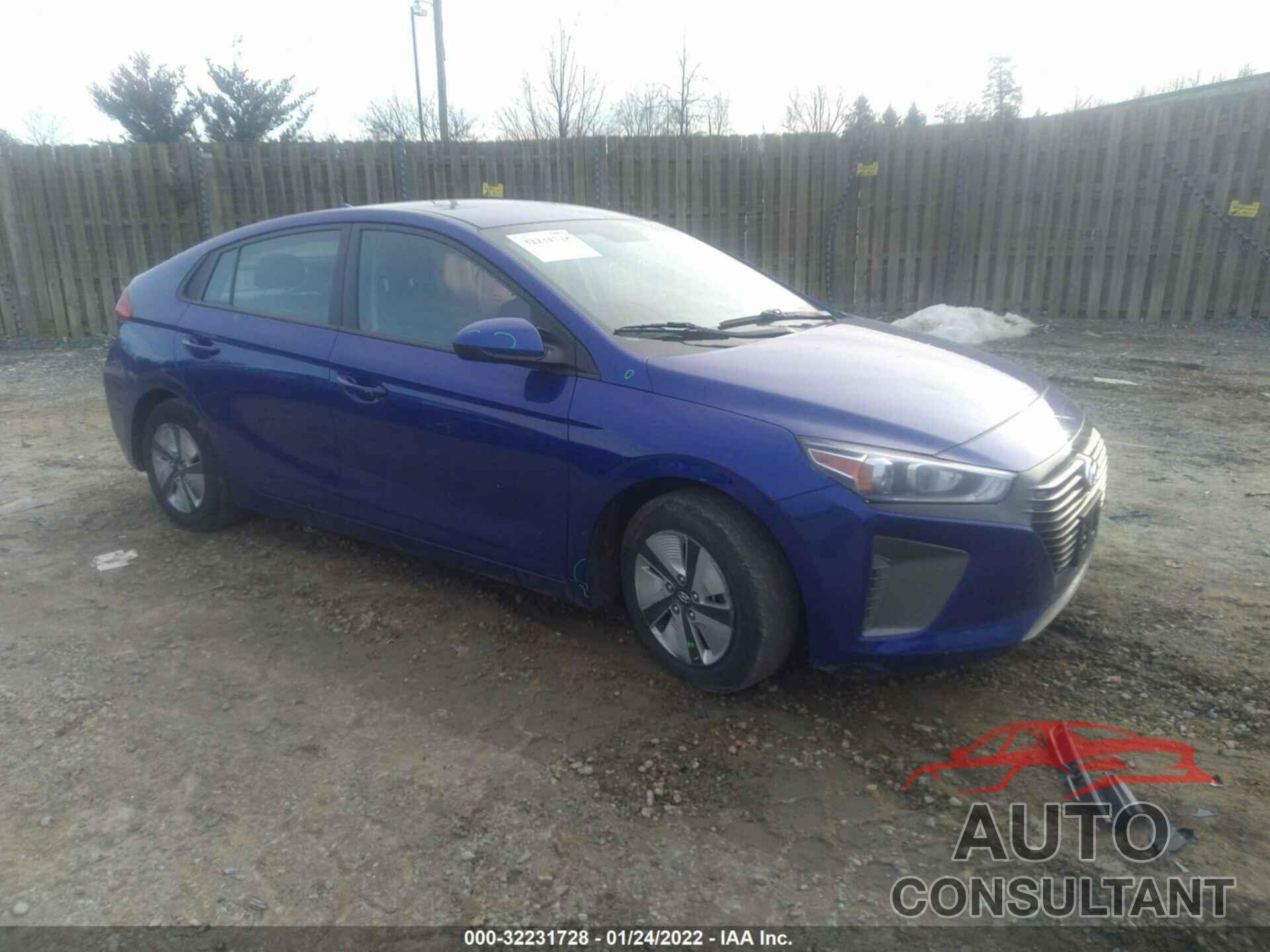 HYUNDAI IONIQ HYBRID 2019 - KMHC65LC3KU163893