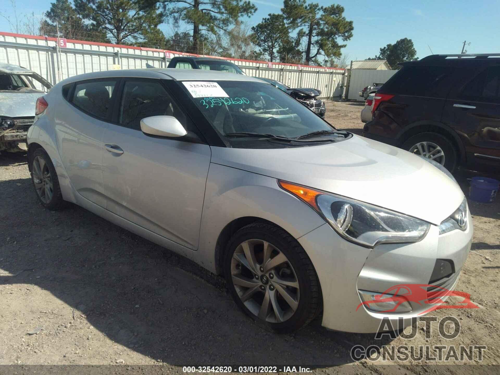 HYUNDAI VELOSTER 2017 - KMHTC6AD5HU310590