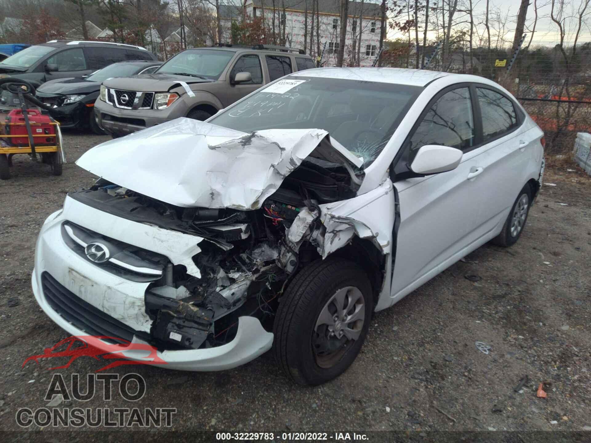 HYUNDAI ACCENT 2016 - KMHCT4AE0GU124872
