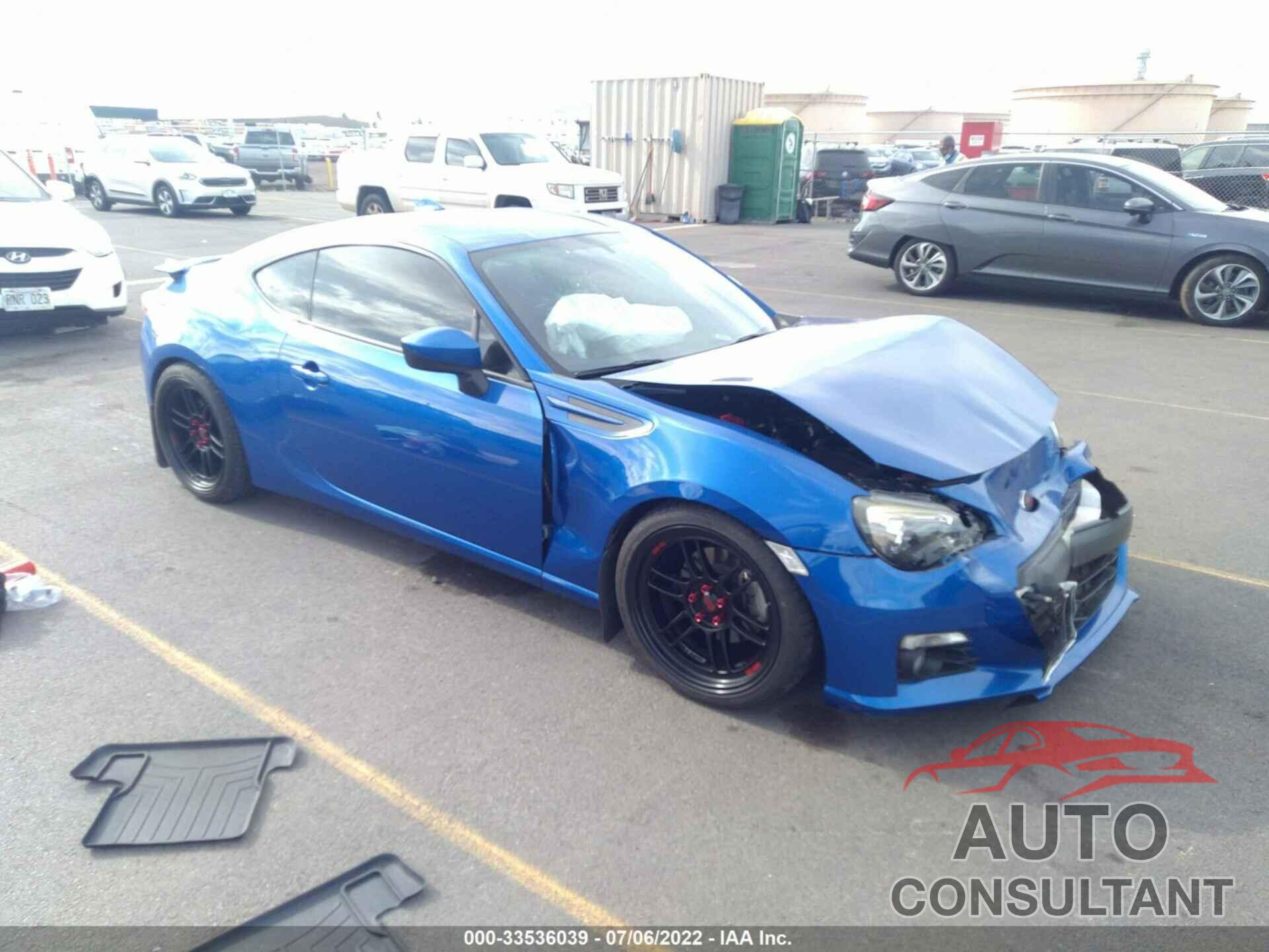 SUBARU BRZ 2016 - JF1ZCAC18G9602715