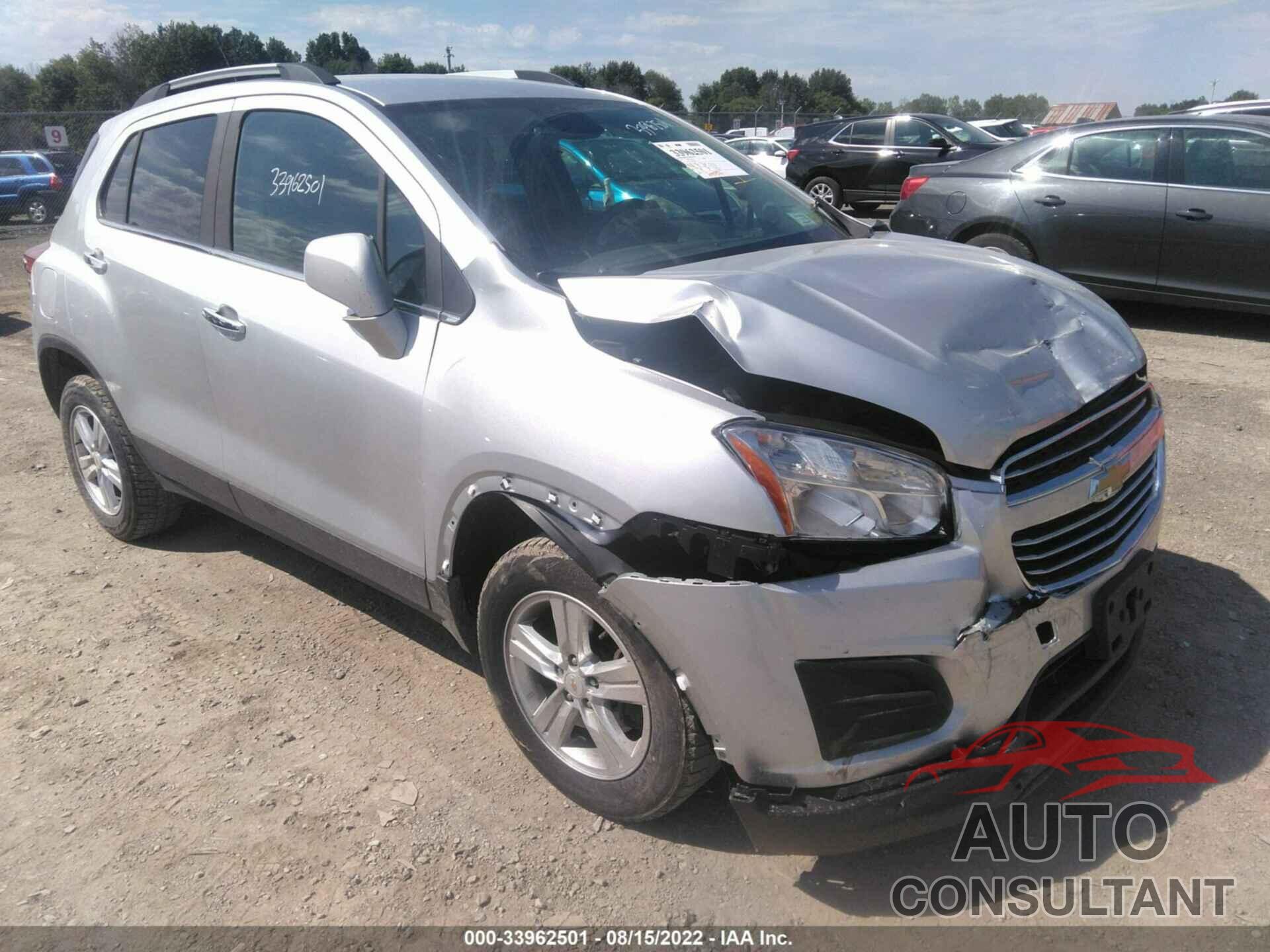 CHEVROLET TRAX 2017 - KL7CJPSB7HB178387