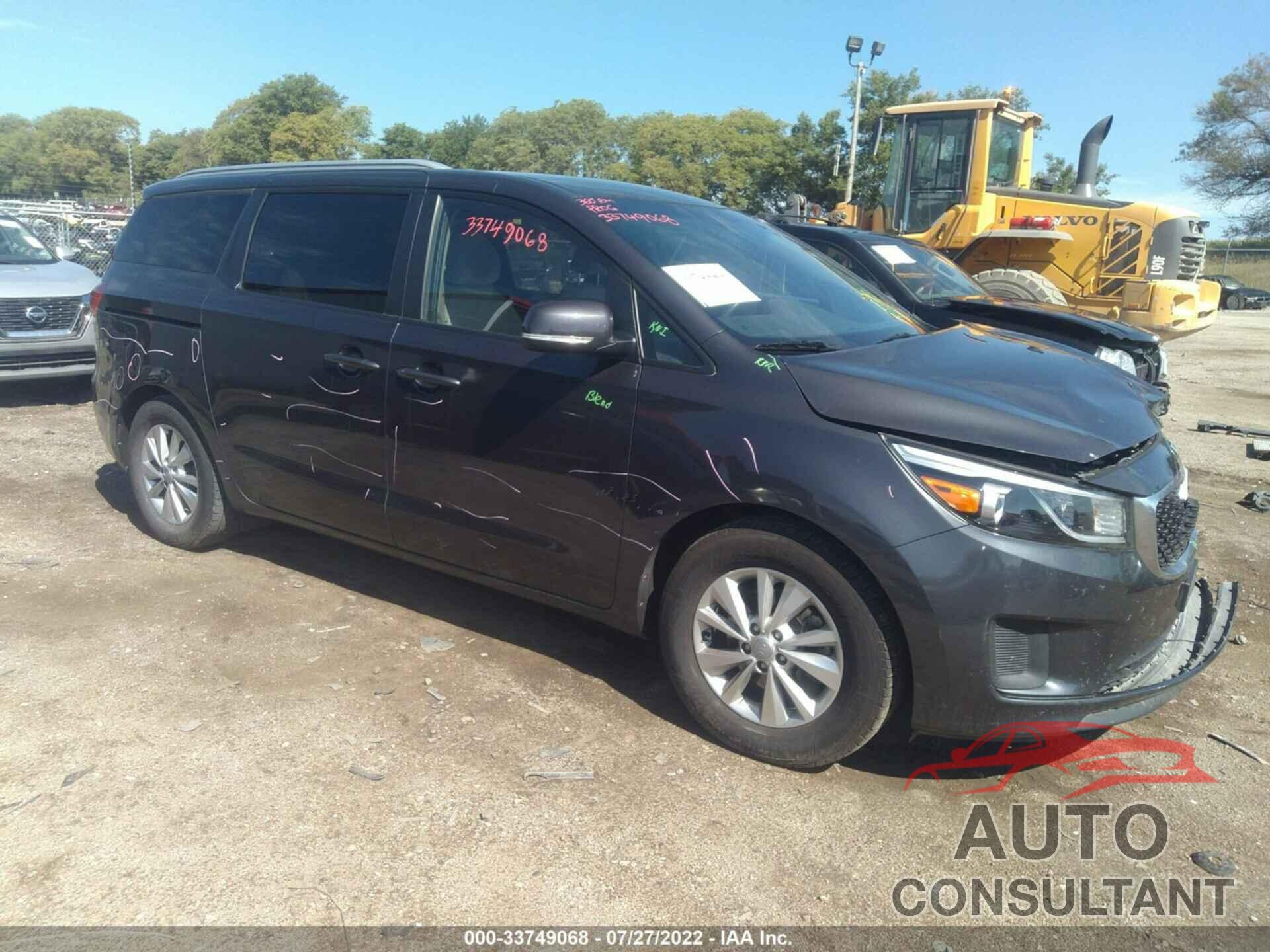 KIA SEDONA 2016 - KNDMB5C10G6099181