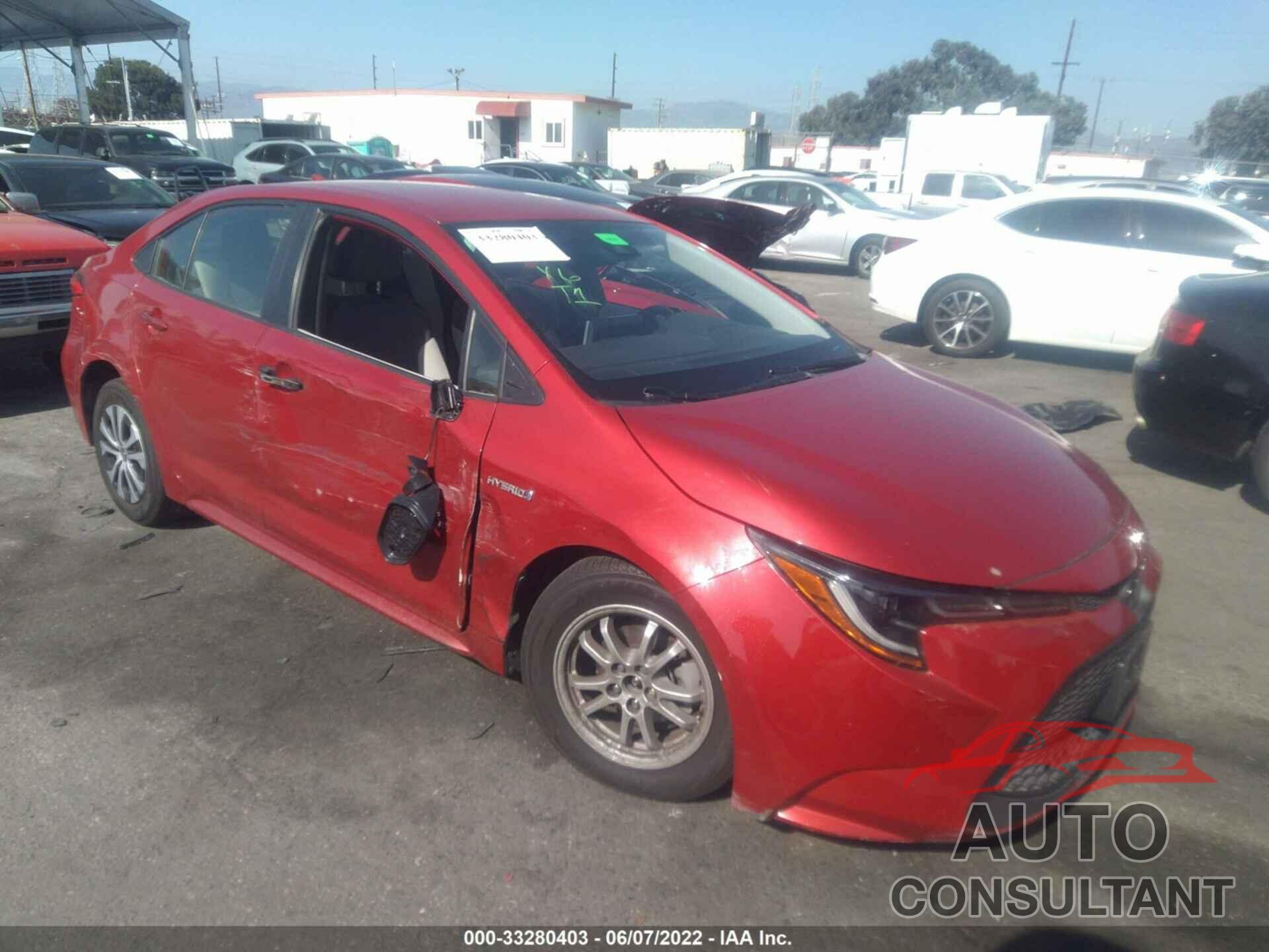 TOYOTA COROLLA 2020 - JTDEBRBE6LJ026159