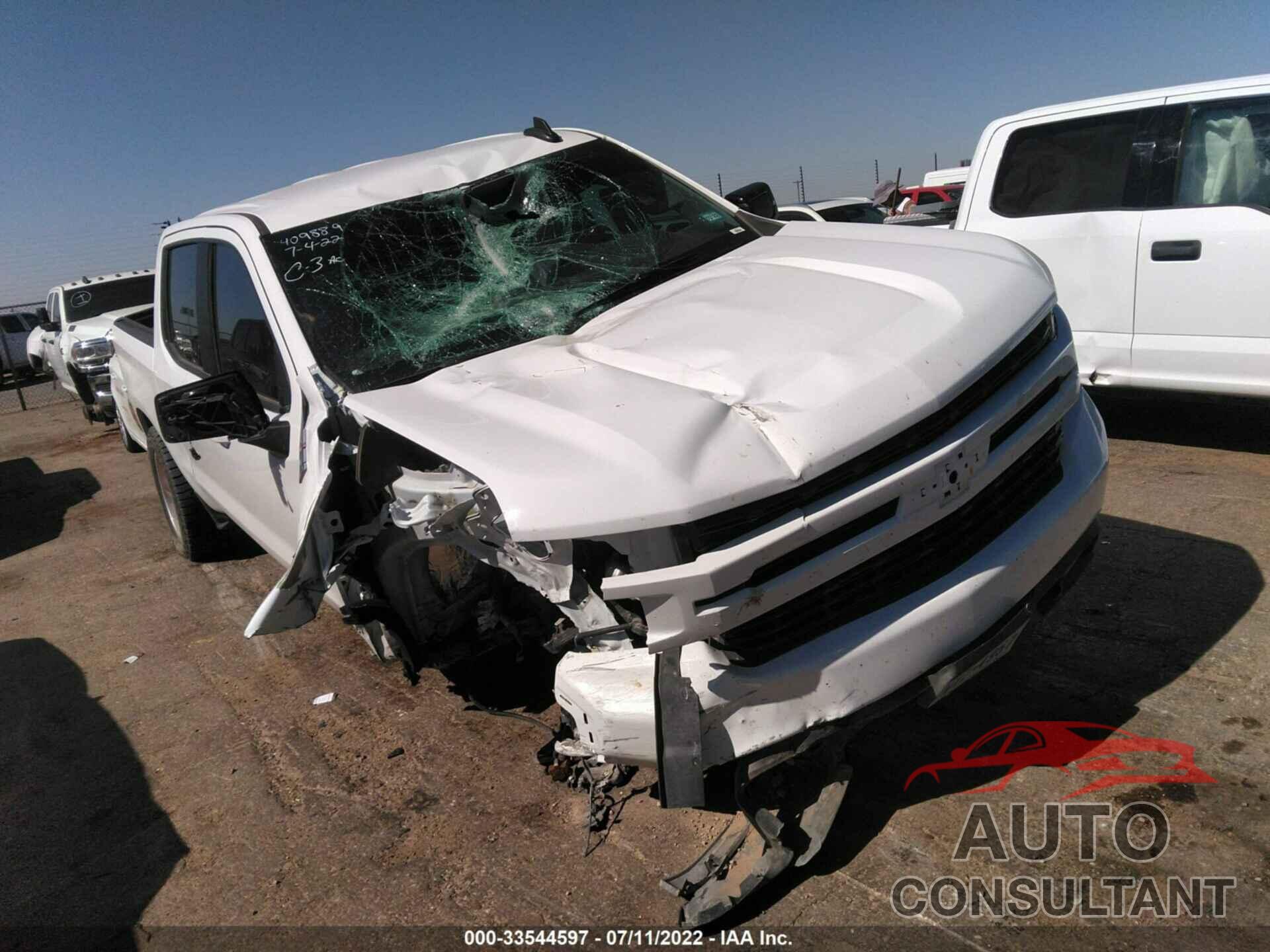 CHEVROLET SILVERADO 1500 2020 - 3GCUYEED4LG428270