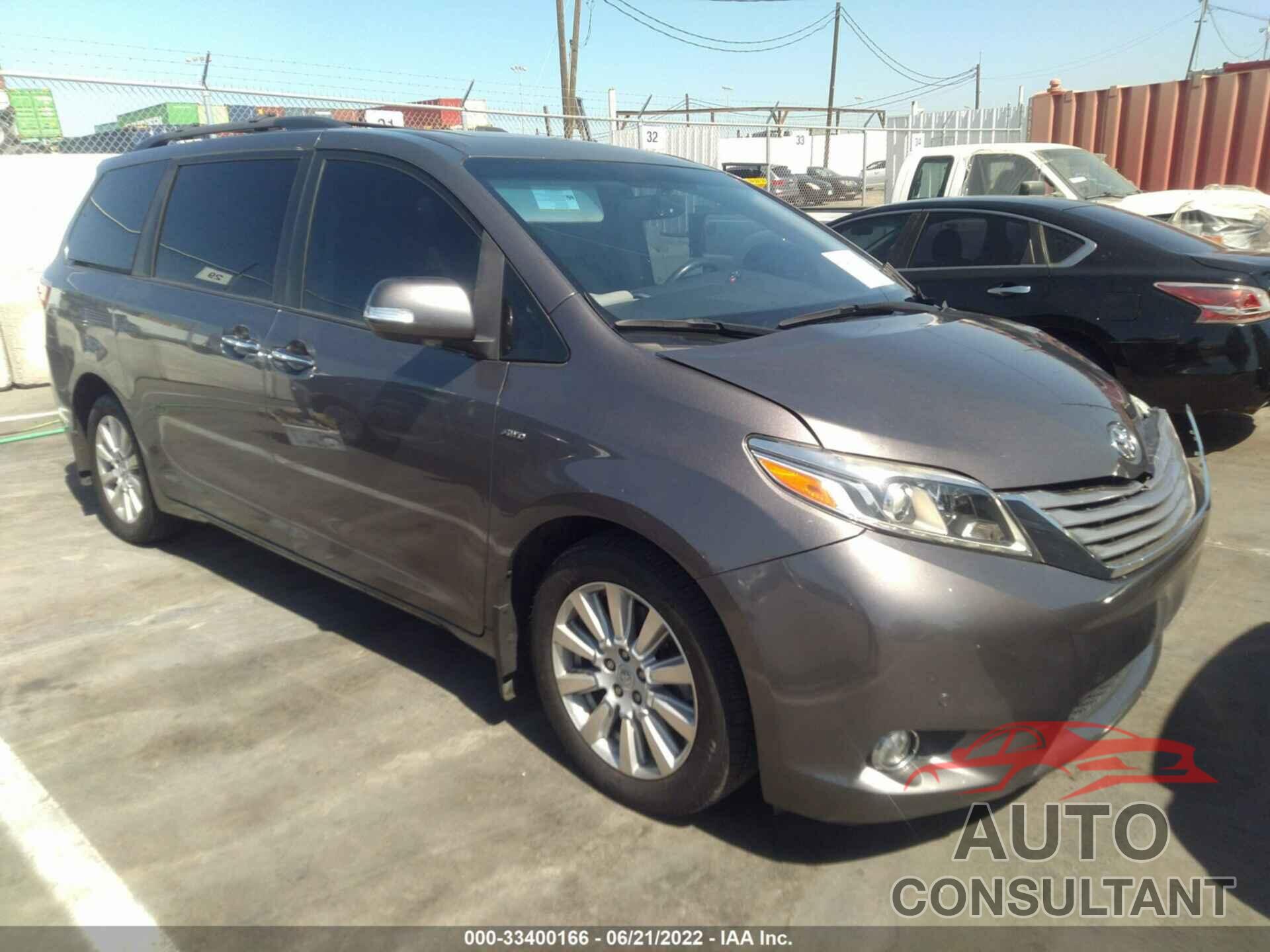 TOYOTA SIENNA 2017 - 5TDDZ3DC6HS152872