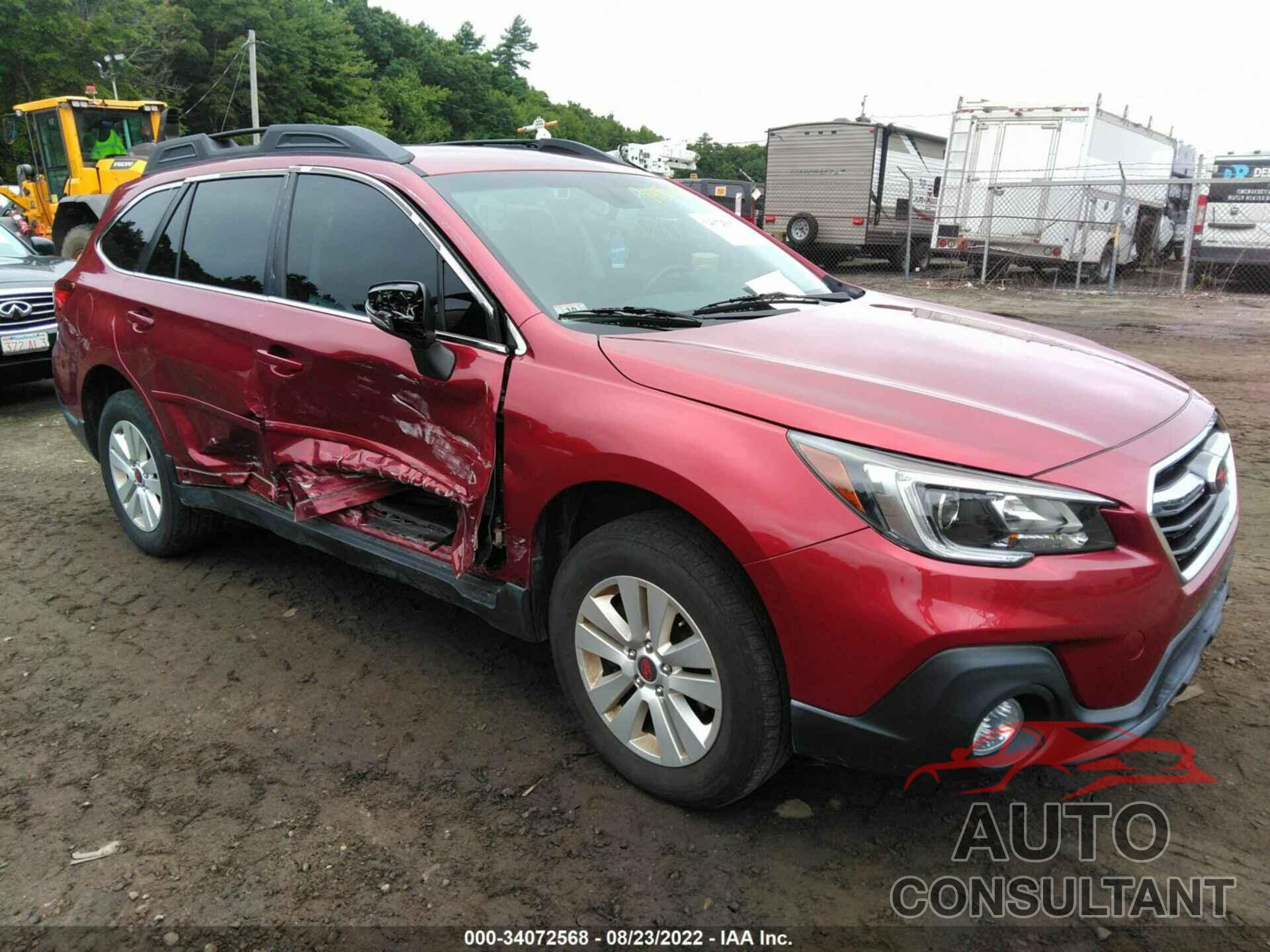 SUBARU OUTBACK 2019 - 4S4BSAFCXK3244617