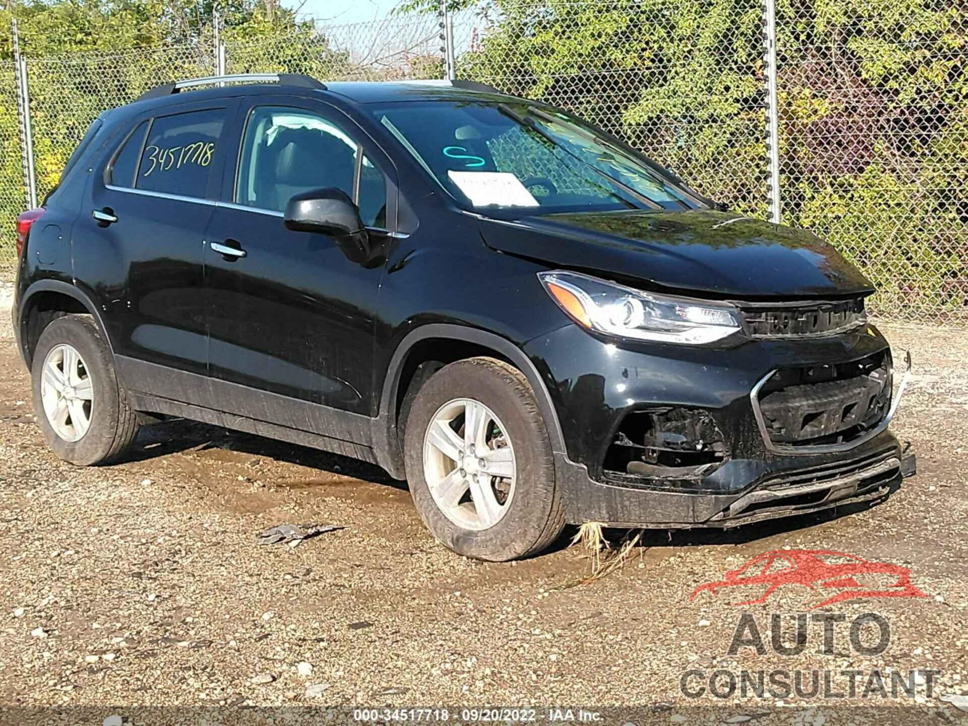 CHEVROLET TRAX 2019 - KL7CJPSB7KB879759