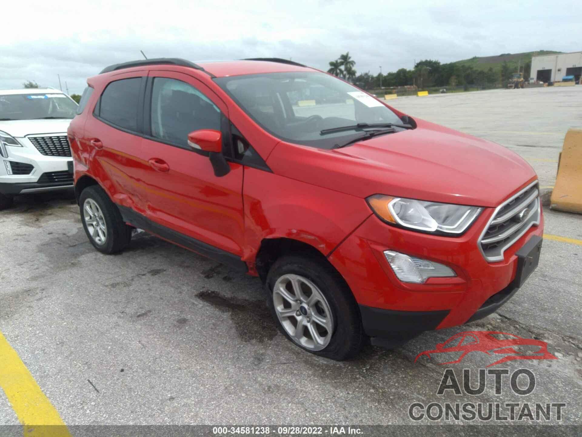 FORD ECOSPORT 2020 - MAJ6S3GL9LC357594