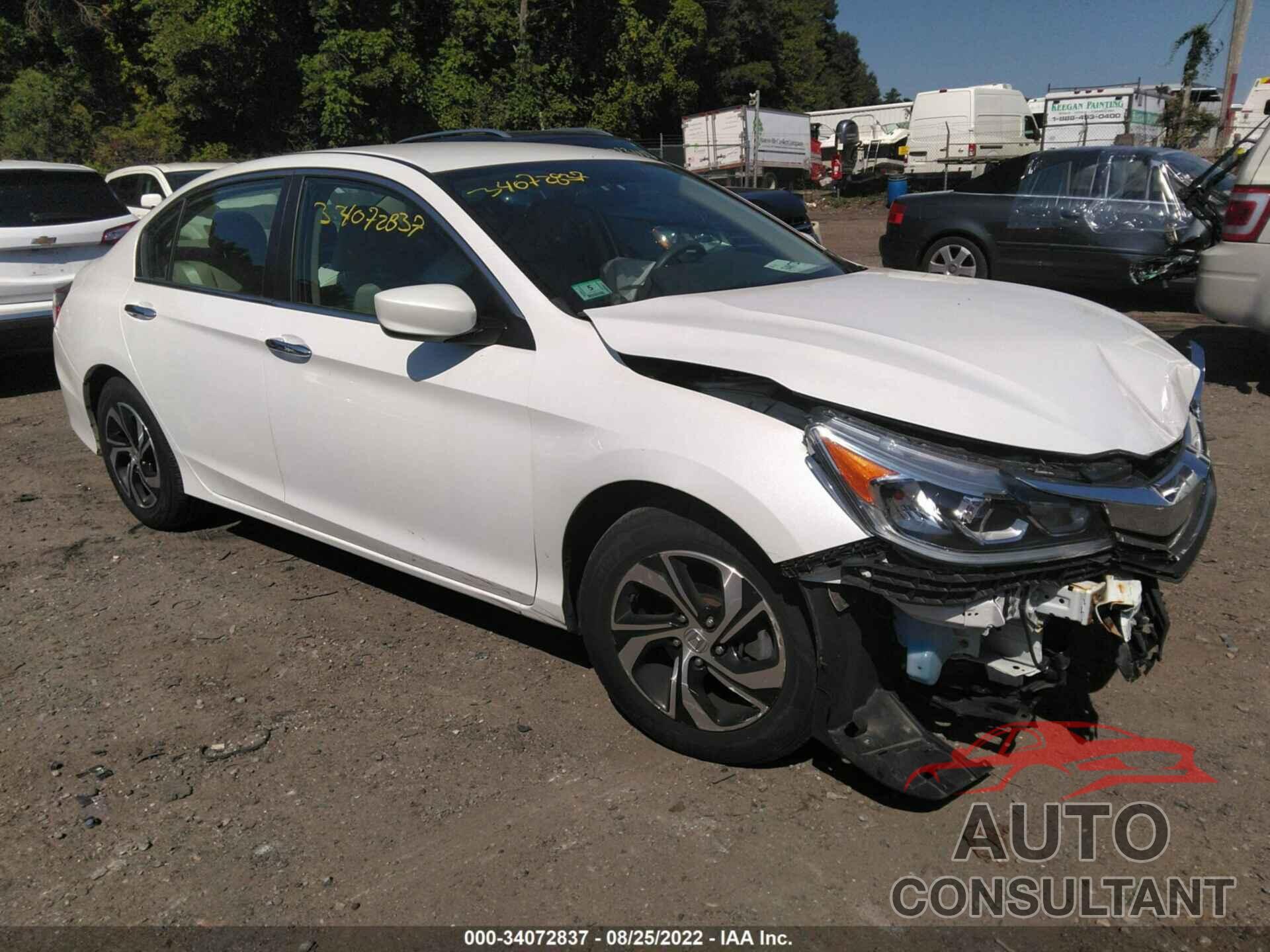 HONDA ACCORD SEDAN 2016 - 1HGCR2F37GA129729