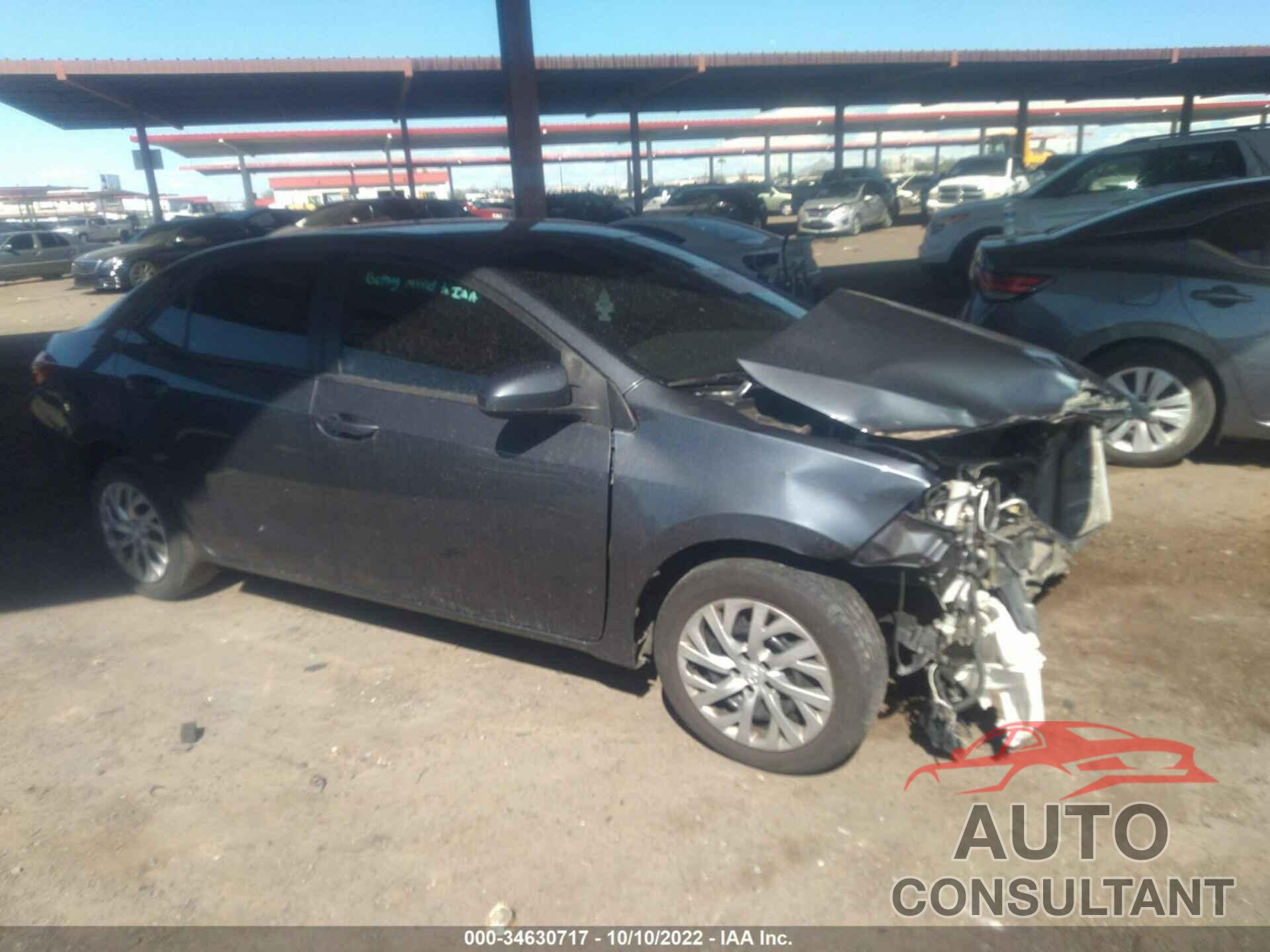 TOYOTA COROLLA 2018 - 2T1BURHE4JC104869