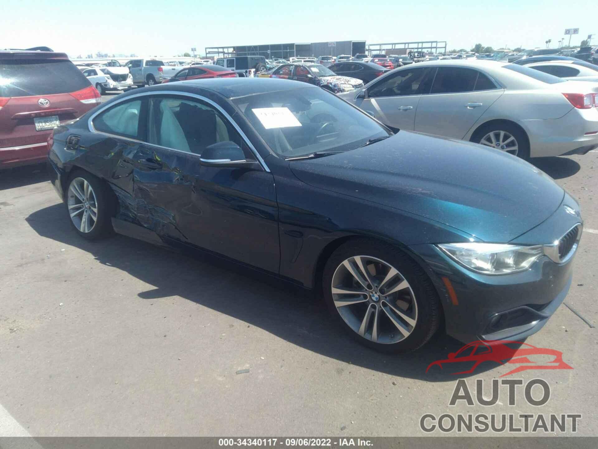 BMW 4 SERIES 2017 - WBA4R7C36HK896307