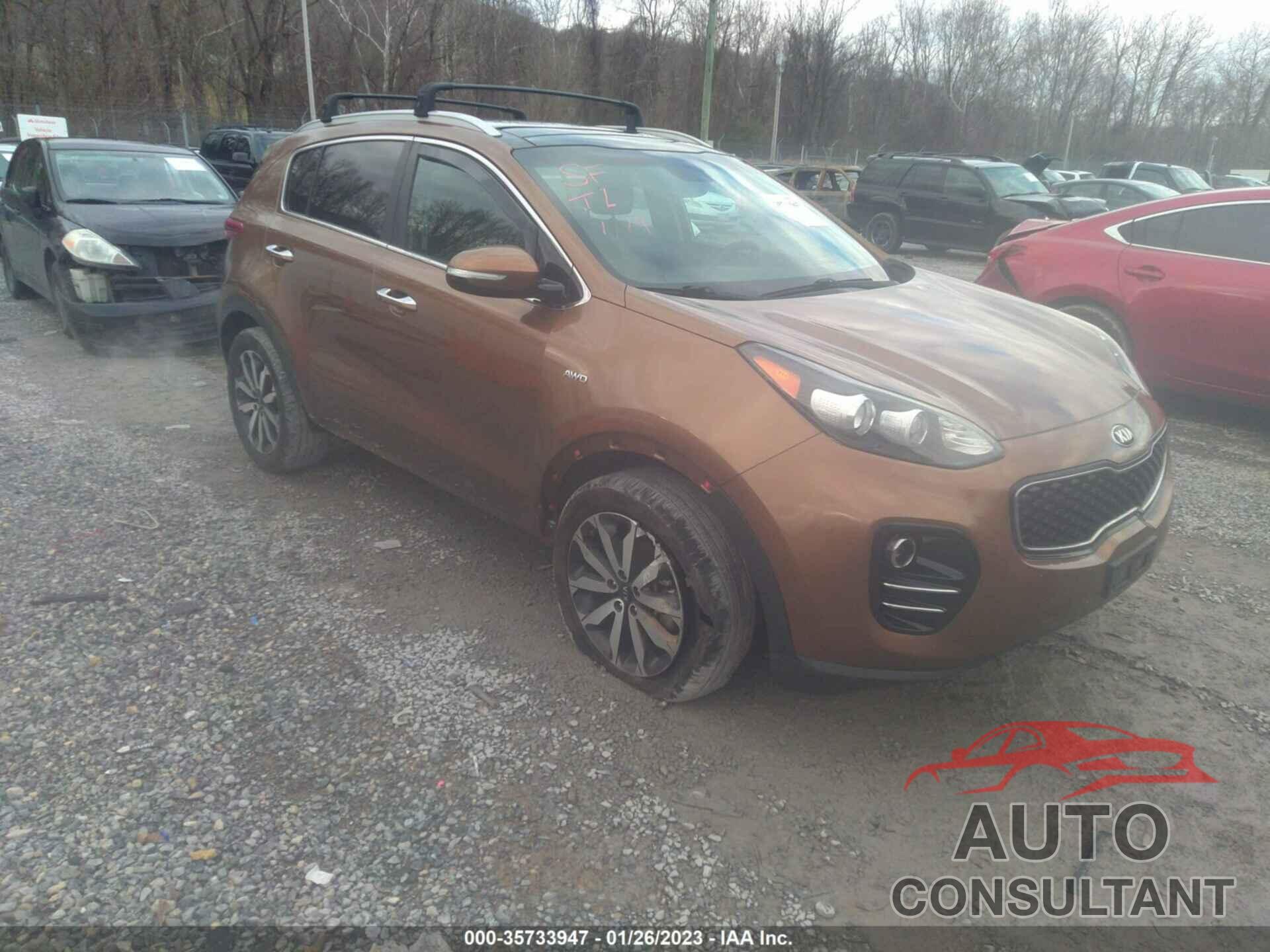 KIA SPORTAGE 2017 - KNDPNCAC5H7158024