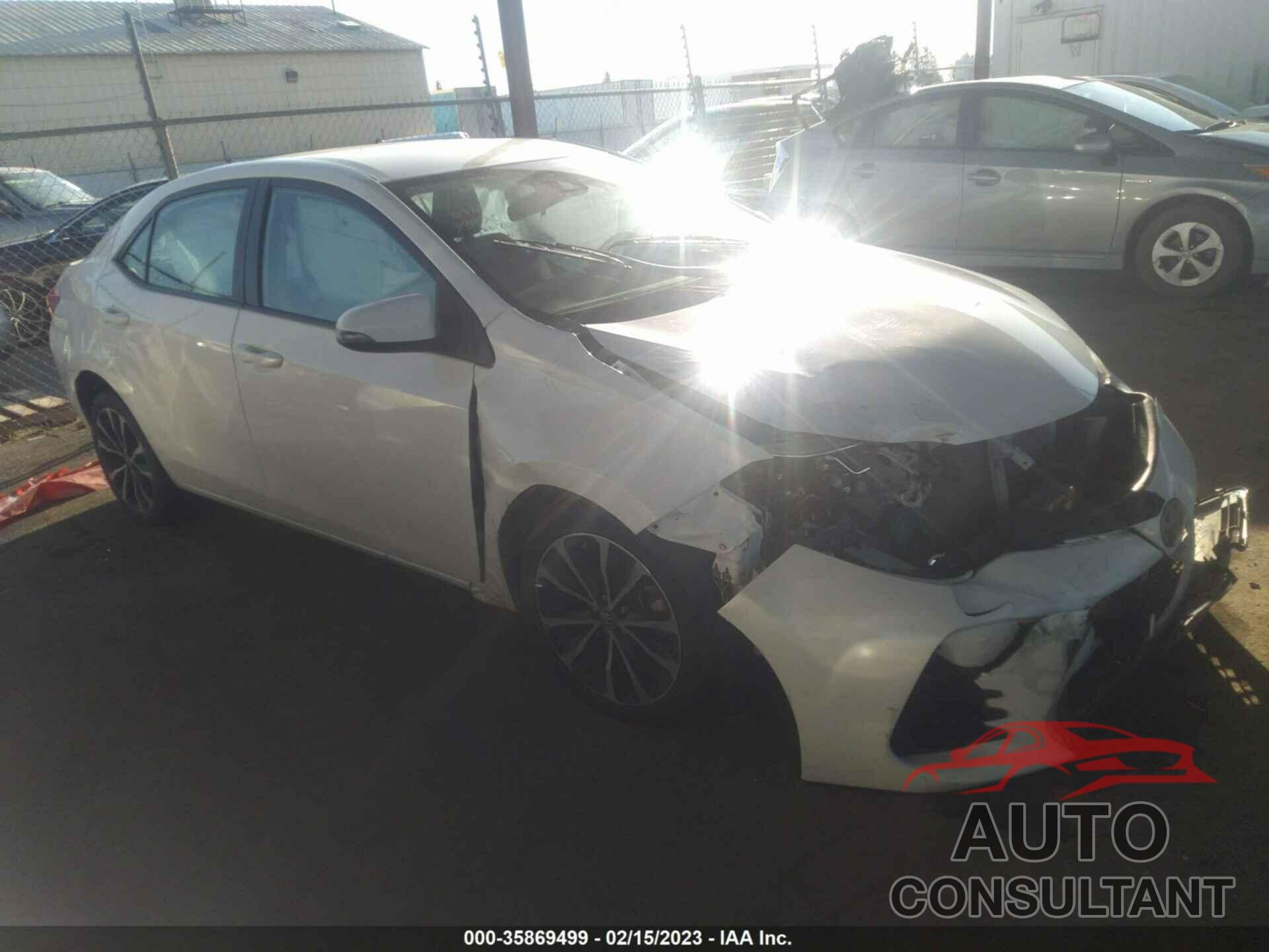 TOYOTA COROLLA 2017 - 5YFBURHE7HP596534