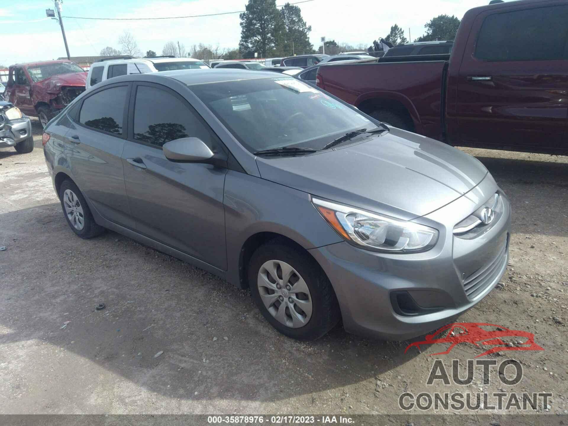 HYUNDAI ACCENT 2016 - KMHCT4AEXGU011947