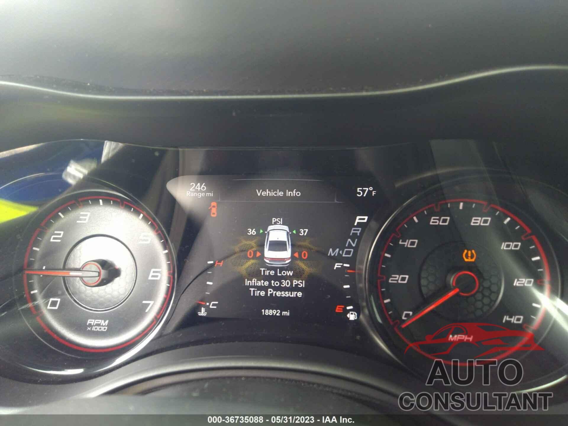 DODGE CHARGER 2019 - 2C3CDXJG3KH523697