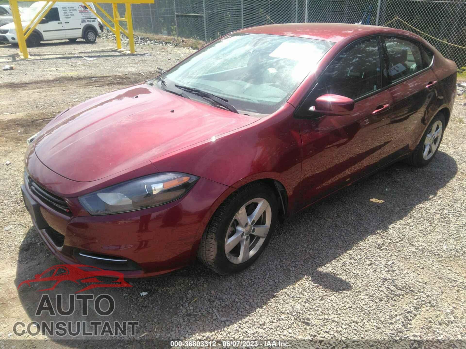DODGE DART 2015 - 1C3CDFBB3FD307445