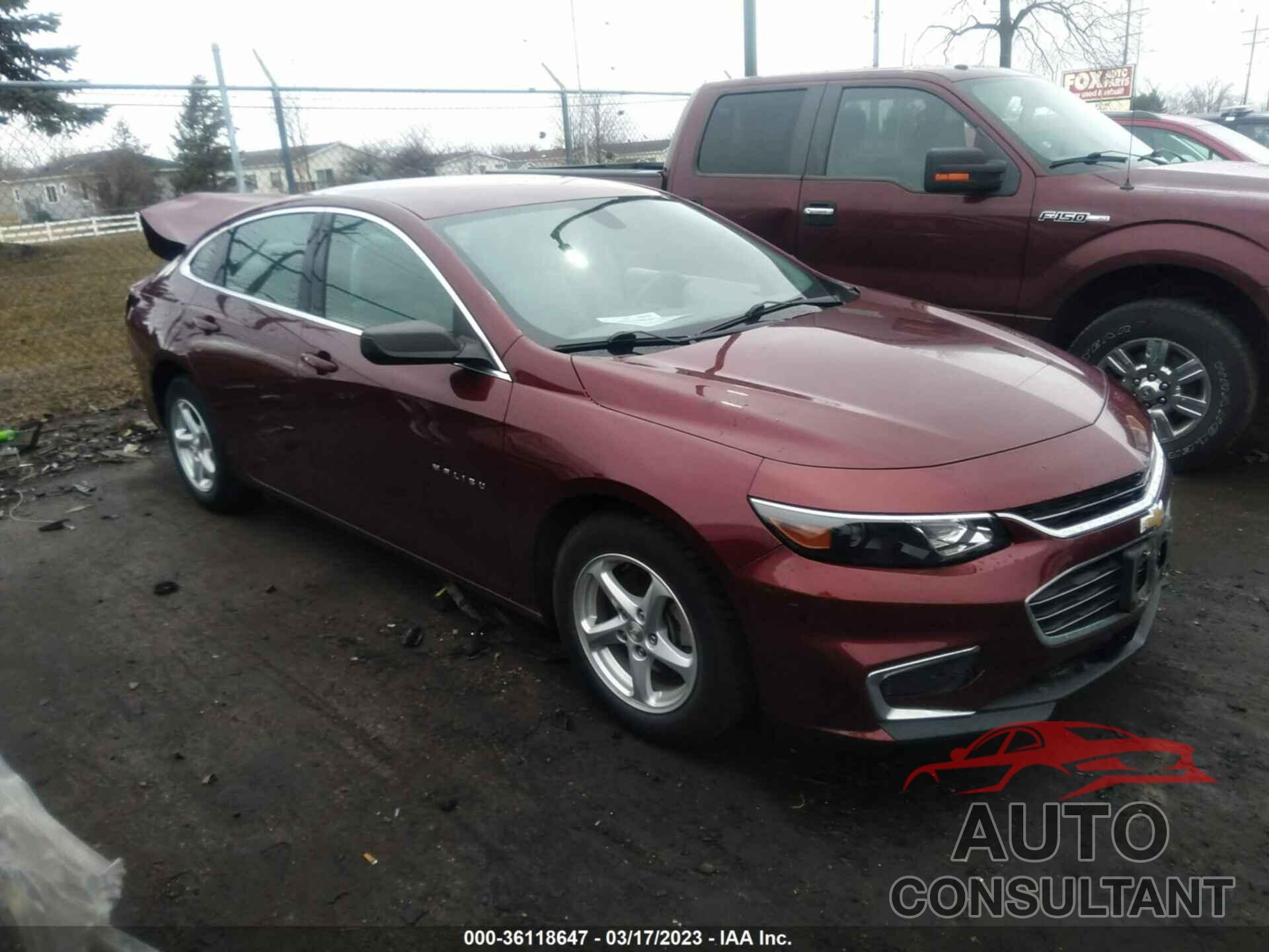 CHEVROLET MALIBU 2016 - 1G1ZB5ST2GF182807