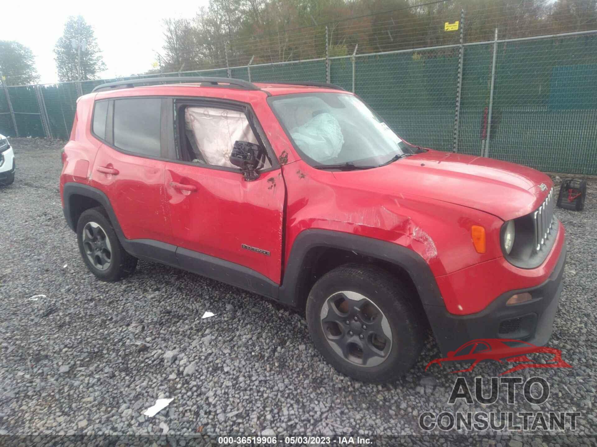 JEEP RENEGADE 2017 - ZACCJBABXHPF38734